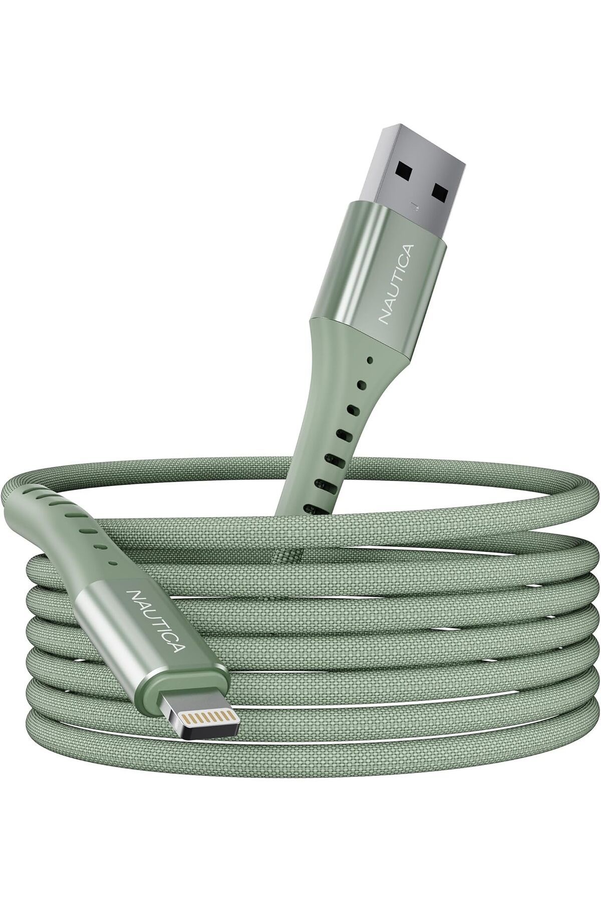 ÇAĞUR Eser C65 MFI Lightning to USB-A 12W Örgülü Hızlı Şarj ve Data Kablosu 3M Yeşil shop 1117038