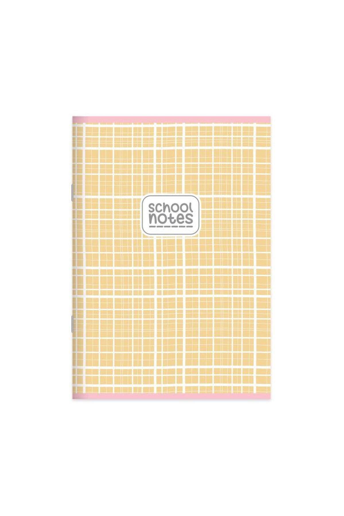 KESKİN COLOR Keskin A4 80 Yp Kar.Tel Dikişli Karton Kapak Renk Renk Defter - Sarı
