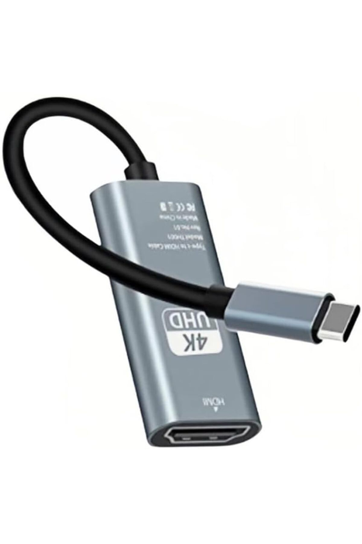 ÇAĞUR Eser Type-C to HDMI Kablo, 4K 30Hz Yüksek Hızlı, Tip C to hdmi Kablo USB C to HDMI Görüntü Akt
