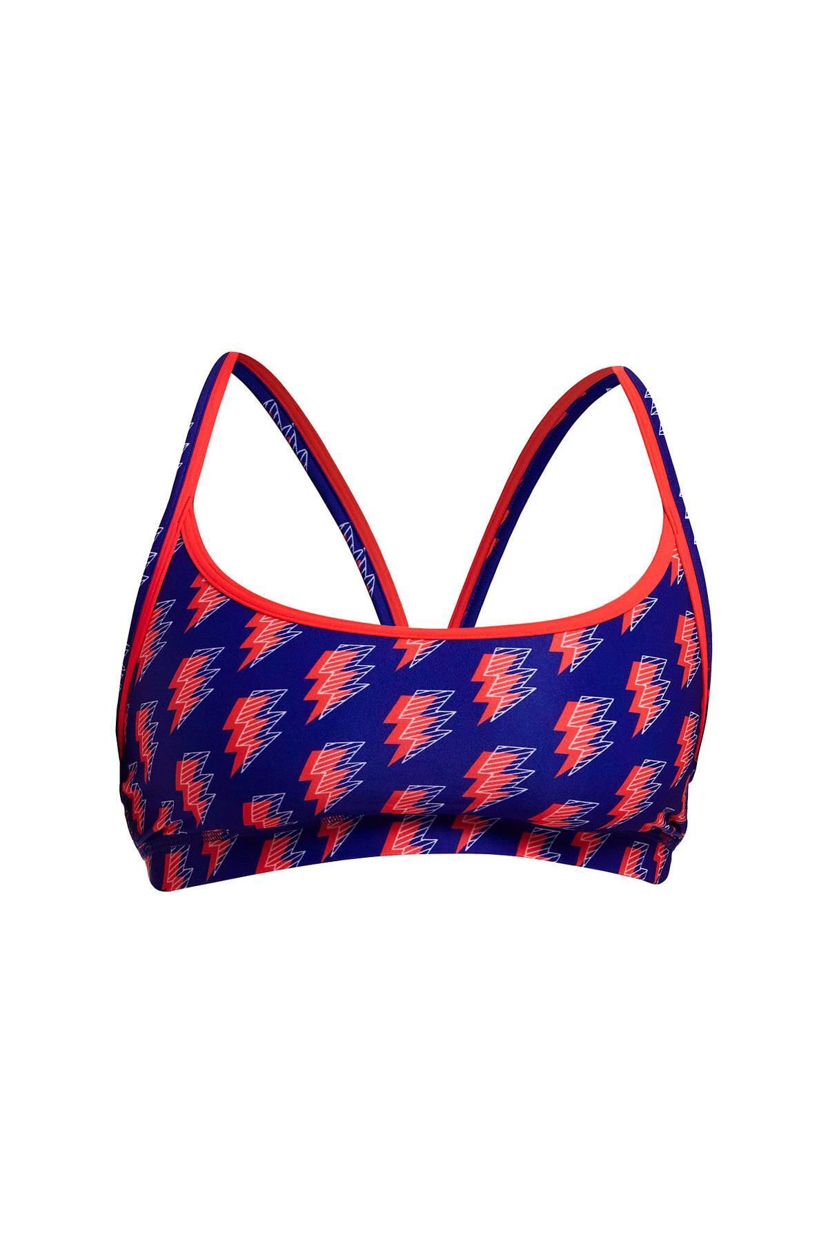 FUNKİTA Funkita Flash Kadın Spor Yüzme Üstü – Racerback Sports Top | Tek Üst