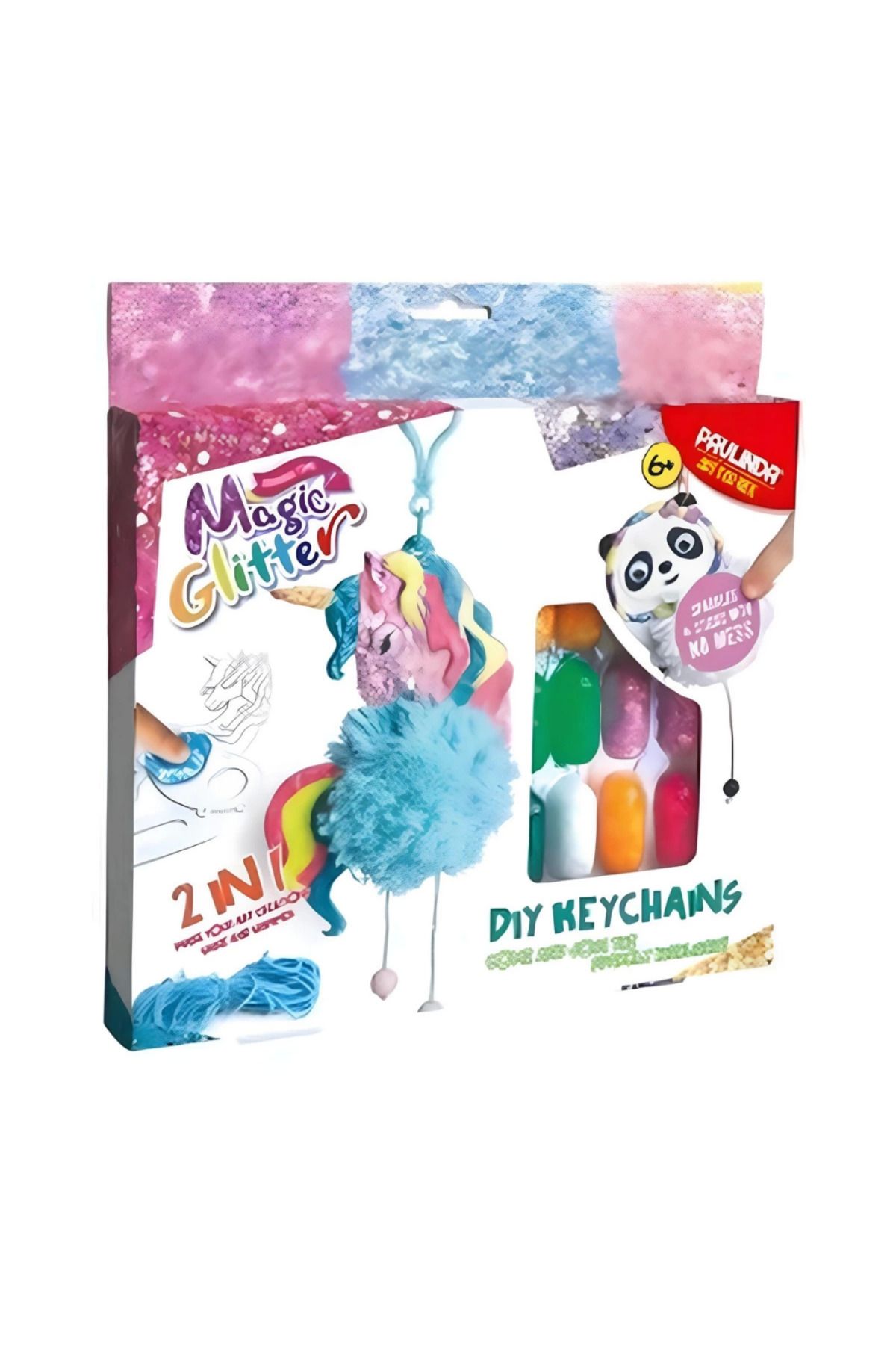 Skygo Paulinda Magic Glitter 2n1 DIY Keychains Hobi Set S00095608