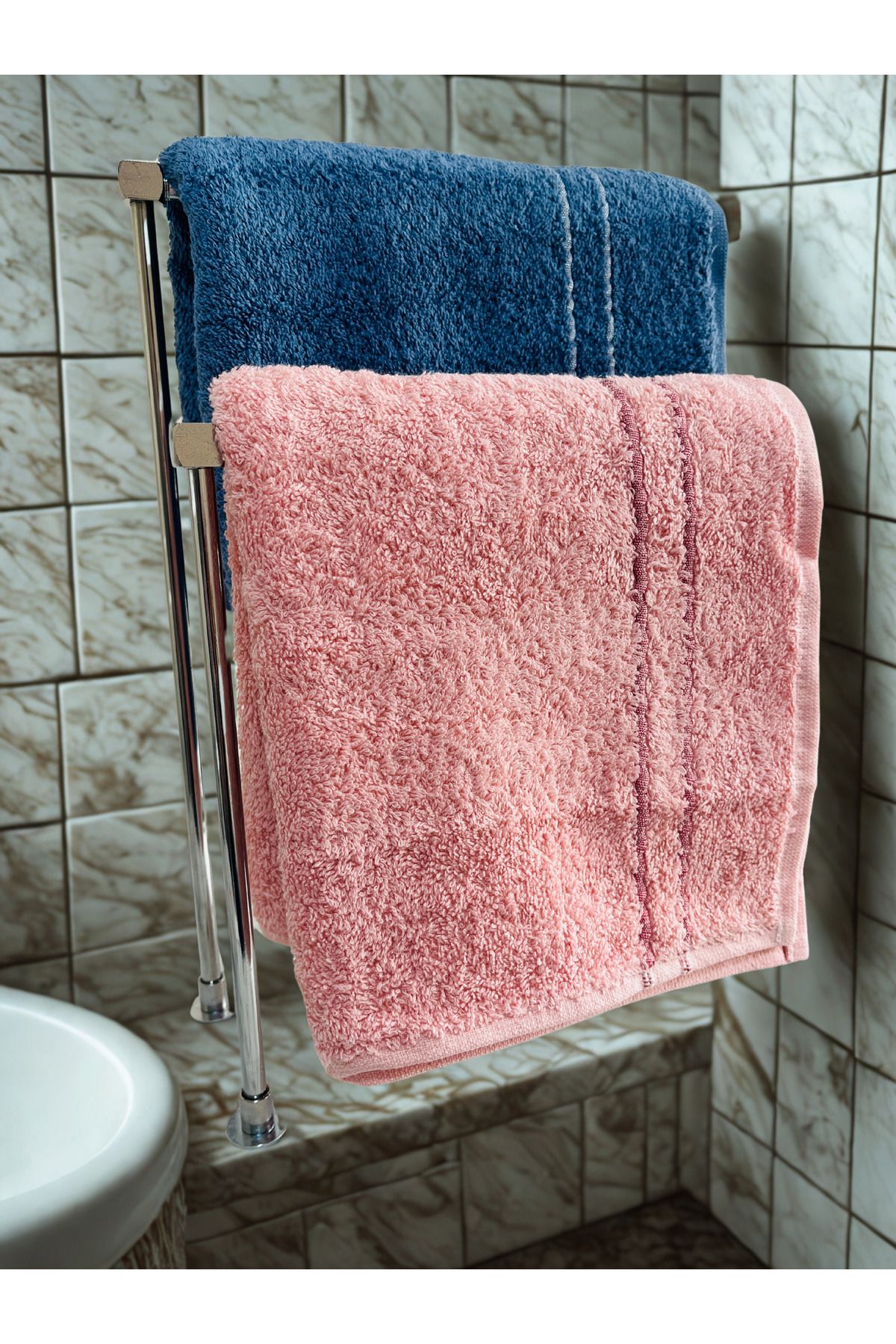 Home %100 Pamuklu Organik 2'li El&Yüz Havlusu 50x90