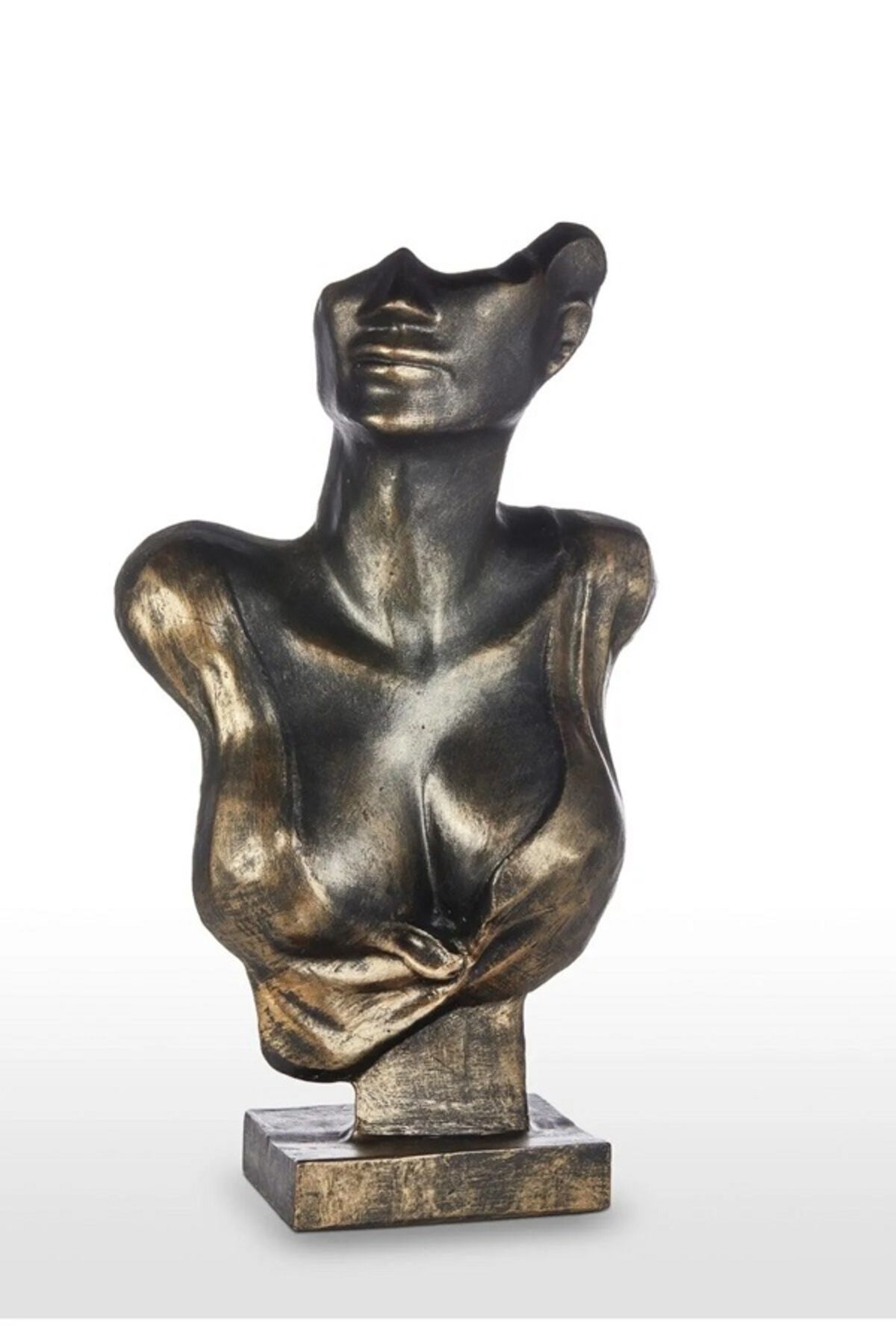 Dekoromi Dekoratif Modern Kadın Heykel Biblo 46x15 CM