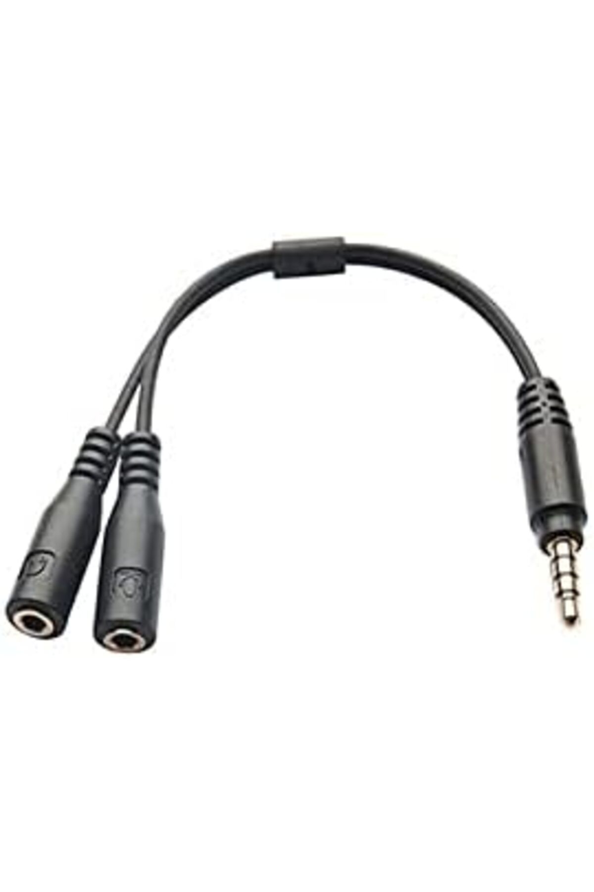 ÇAĞUR Eser HY-X77 Siyah Audio + Mic to 3,5mm 0.15m Kulaklık Çevirici shop 1117038