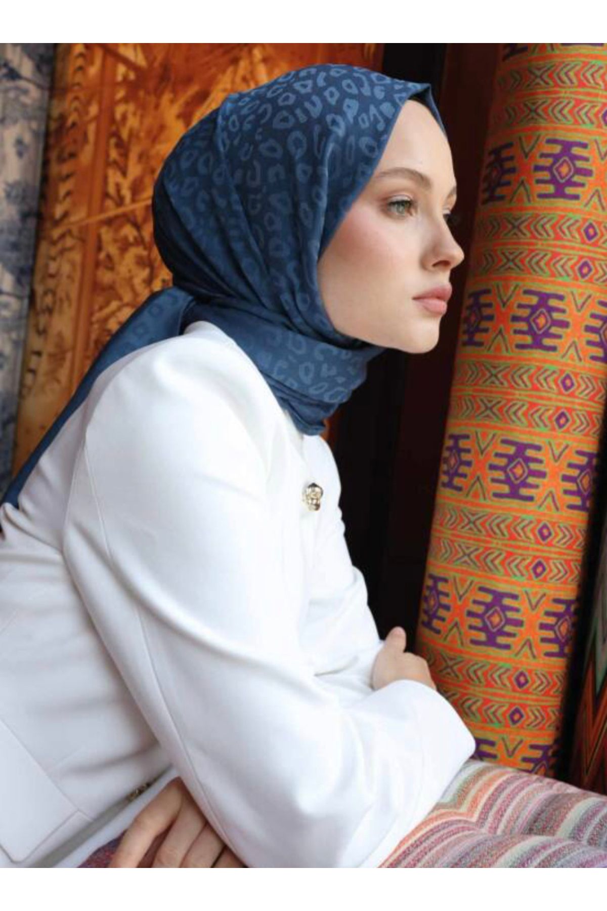 VALOR Scarf leopar desen şal