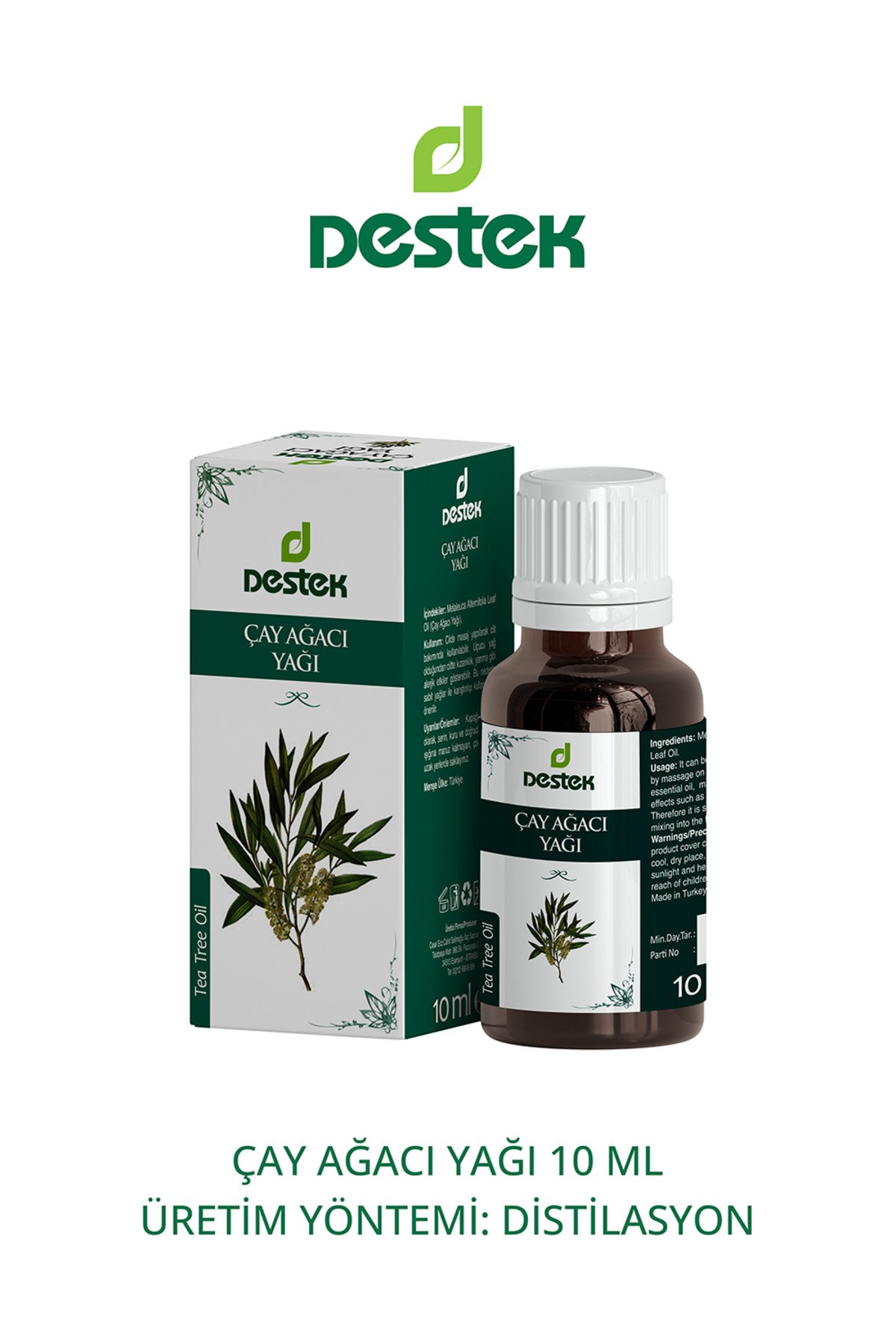 Destek روغن درخت چای ۱۰ میلیلیتر — ۸۶۹۹۶۴۹۱۲۹۴۲۹