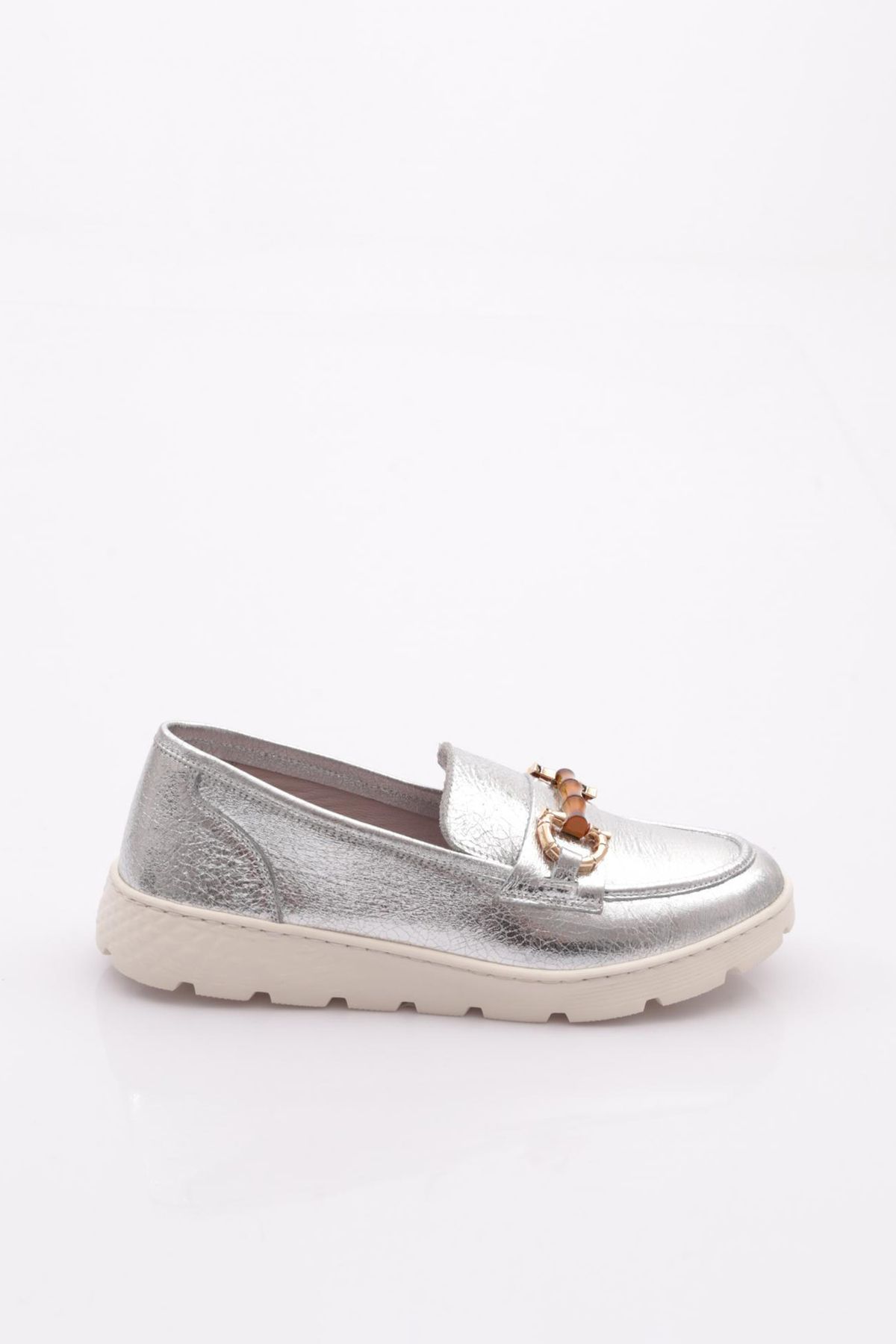 DGN 25215 Kadin Aksesuarli Loafer Ayakkabı