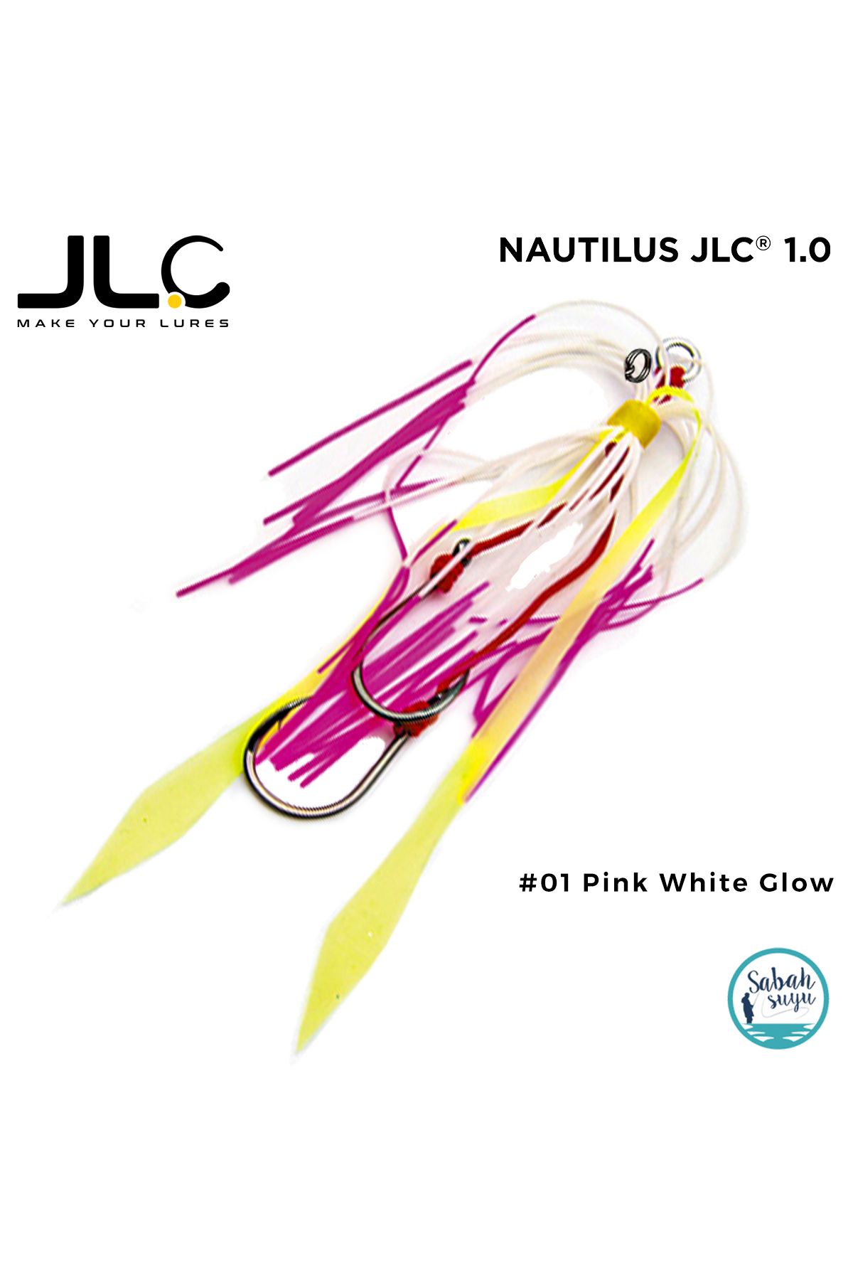 JLC Nautilus 1.0 Tai Rubber İğneli Etek (#9 BKK) #01 Pink White Glow