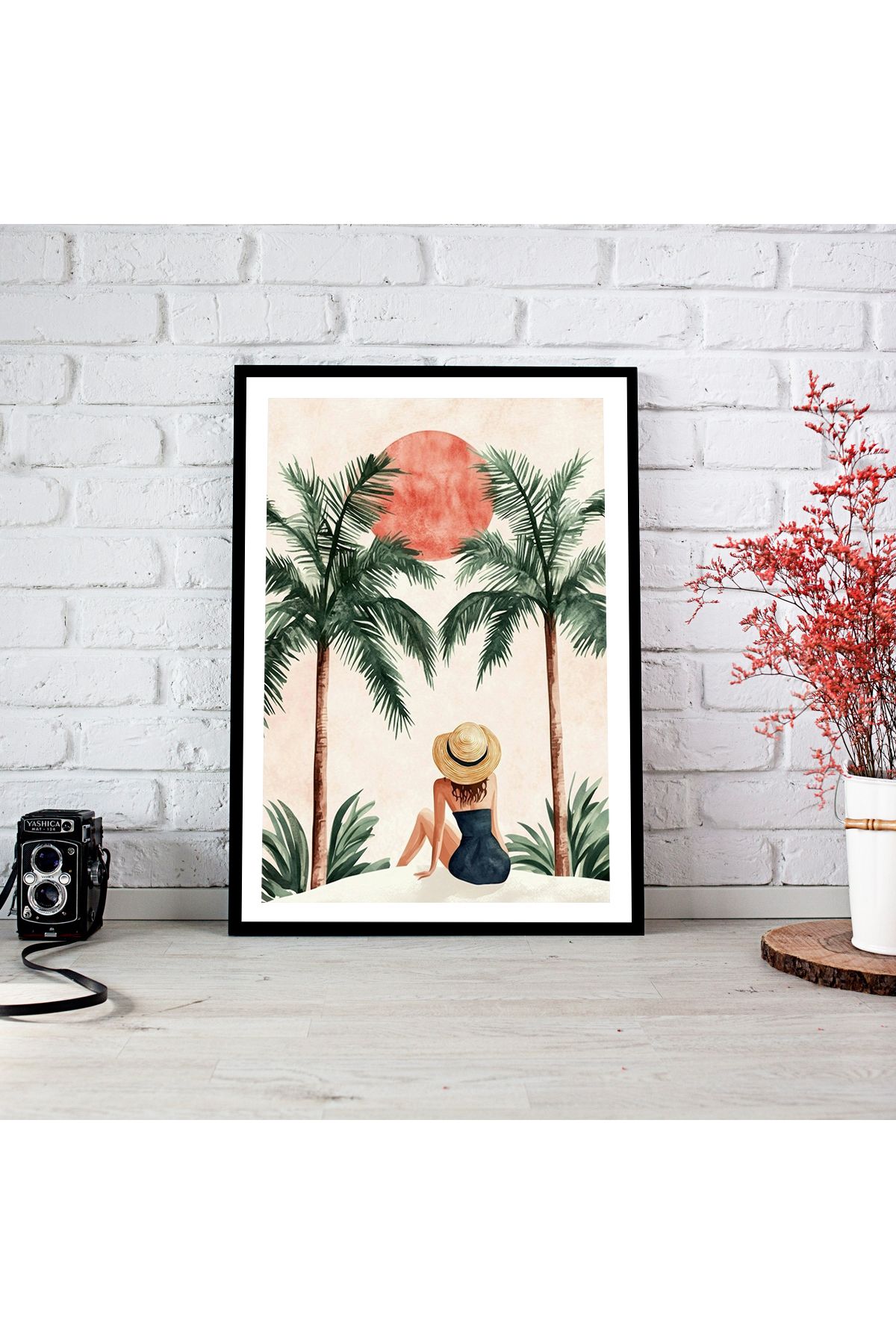woodsia Çerçeve Görünümlü Çerçevesiz MDF Poster Tablo MDF_TEK1193