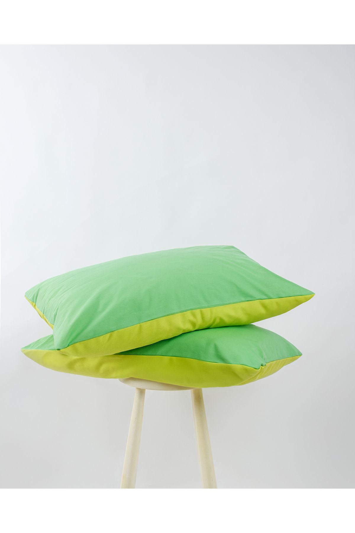 Cozy Home Popping Colors 2'li Yastık Kılıfı Sage Sarı-Yeşil 50x70