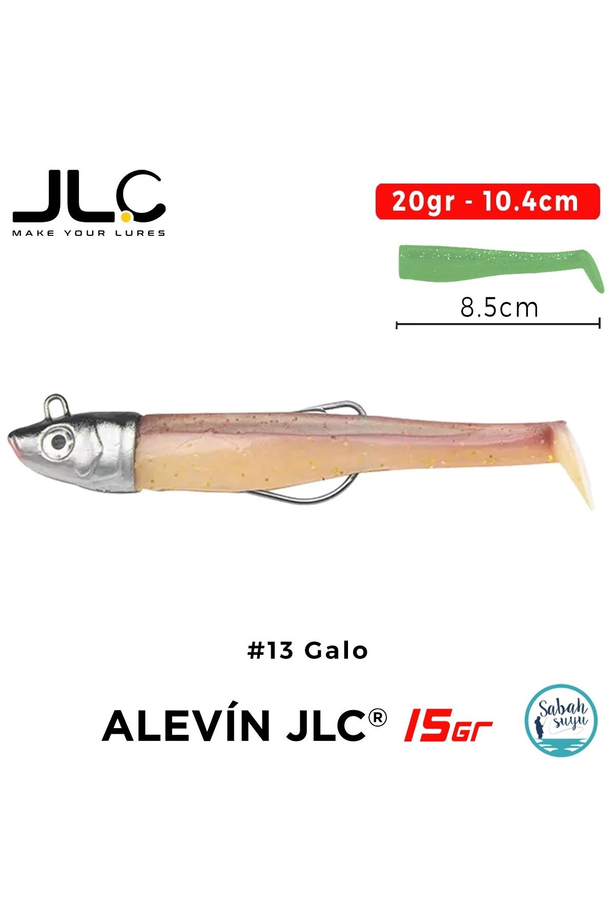 JLC Alevin Set 20gr 10.4cm #13 Galo Silikon Balık