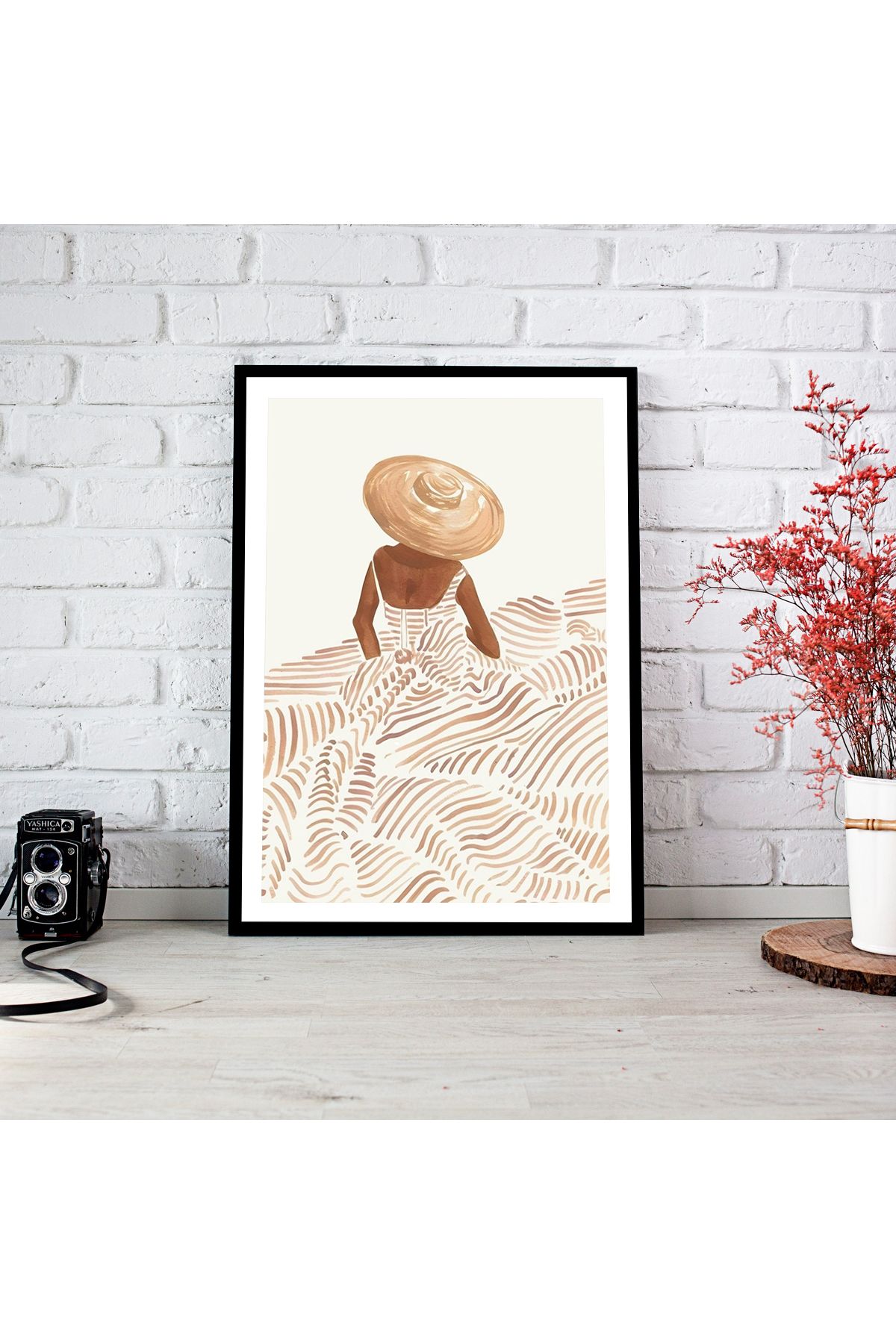 woodsia Çerçeve Görünümlü Çerçevesiz MDF Poster Tablo MDF_TEK1165