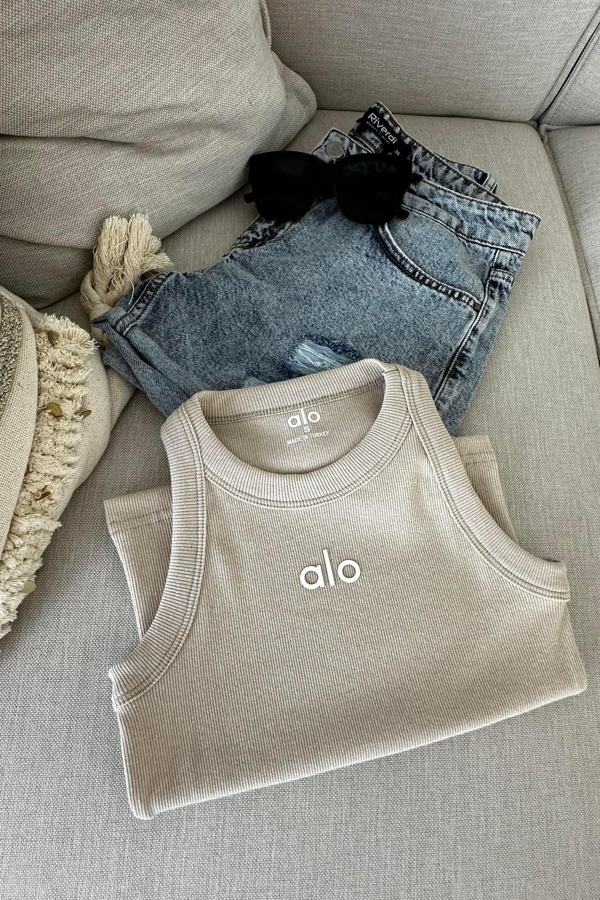 Butik Gardrop Marka Halter Yaka Bluz Taş