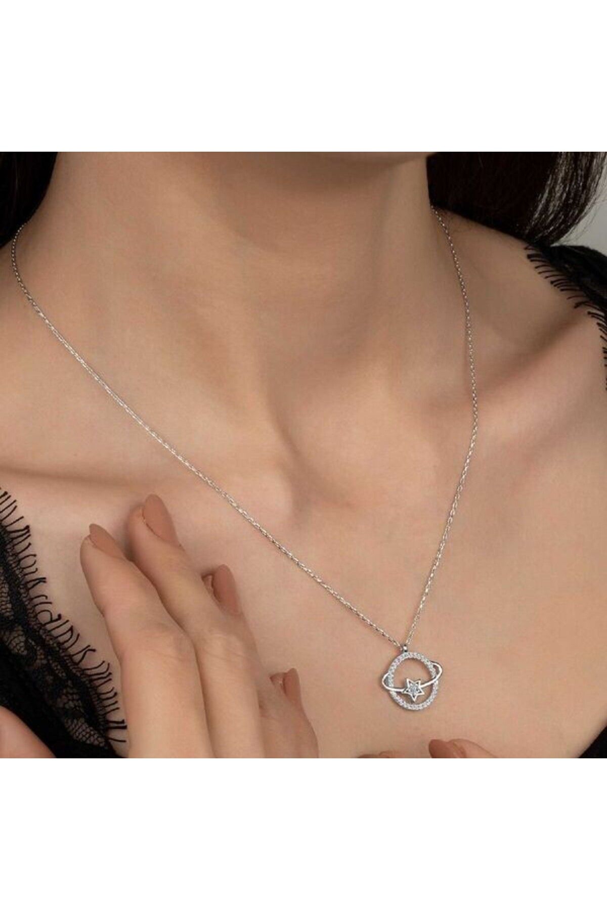 shop TaşlıGezegen 925 Ayar Gümüş Kolye