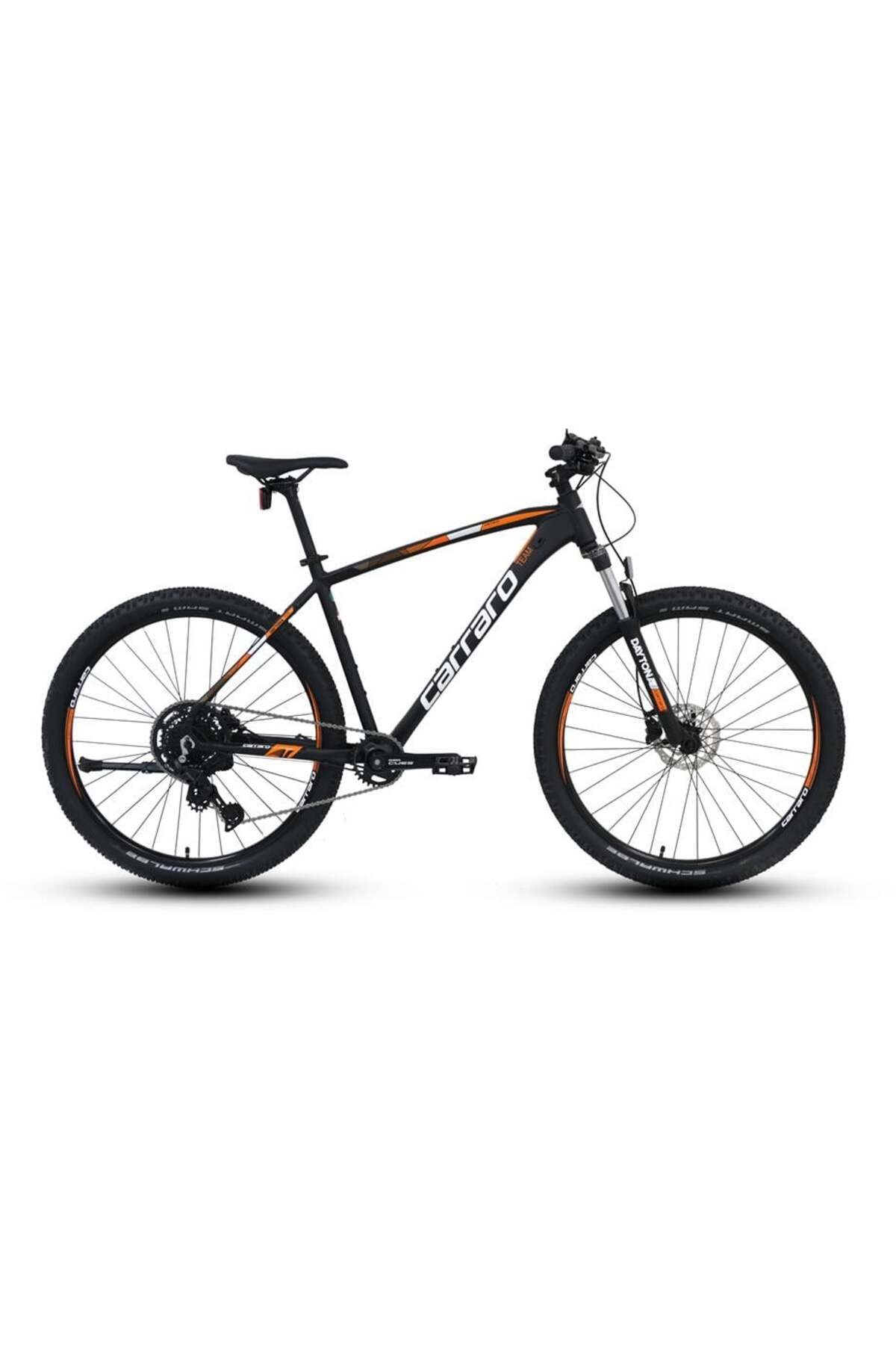 Carraro Daytona 709 Erkek Dağ Bisikleti 480h Hd 27.5 Jant 9 Vites Mat Siyah Beyaz Turuncu