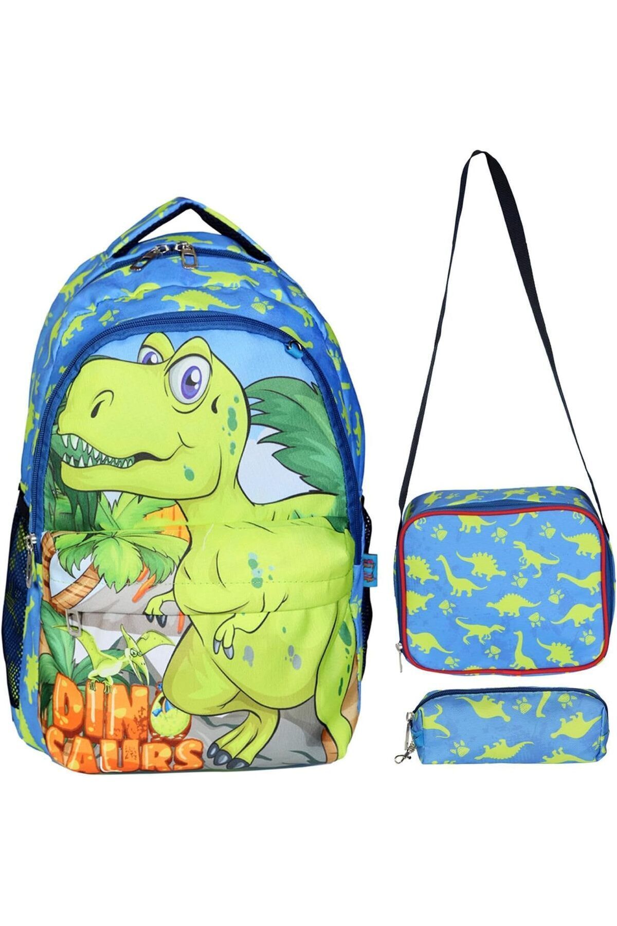 STOREMAX cmllashop İlkokul Okul Ortaokul Sırt Çantası Kız Erkek Unisex Beslenme Çantalı Kalemlikli Ort