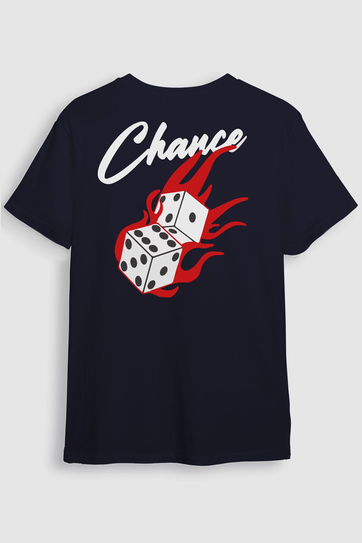 beloved.co chance (şans) zar görselli baskılı t-shirt