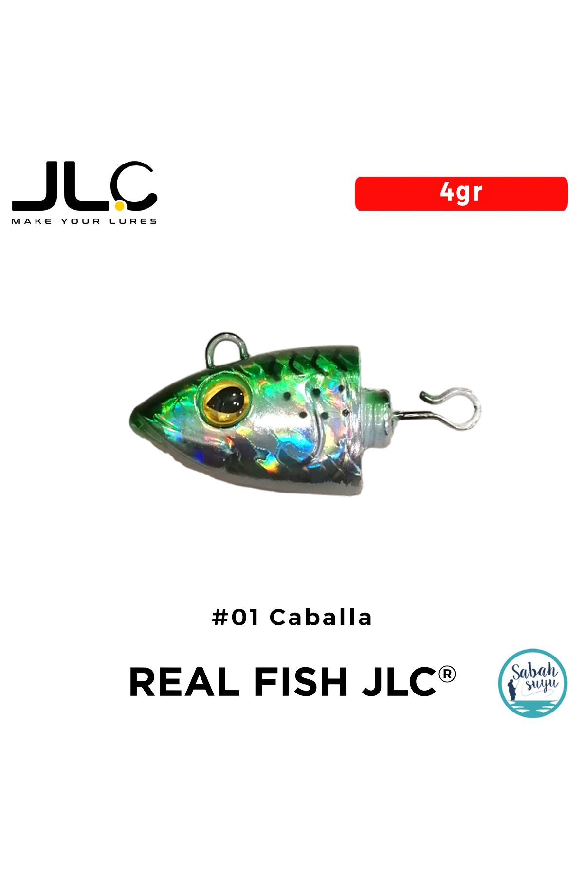 JLC Real Fish Kafa 4gr #01 Caballa (2 Adet)