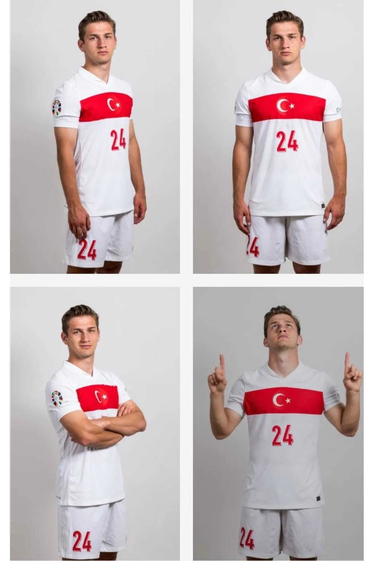 Armageddon Türkiye Milli Takım Euro 2024 Sem h Kılıçsoy Forması (BEYAZ)