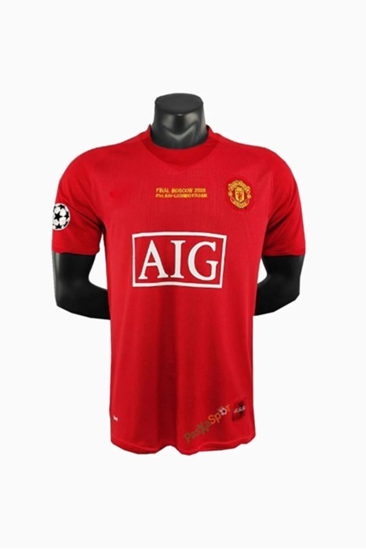 yenteks Ronaldo M.unıted 2008 Moscow Finali Yetişkin Forma Retro