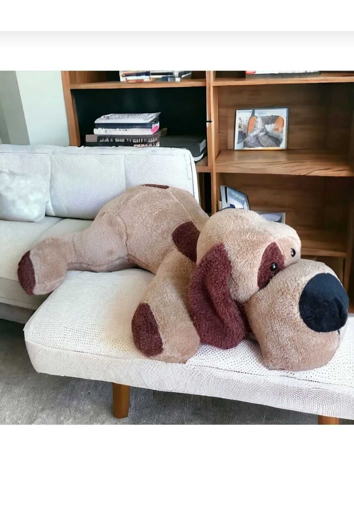 Kids Esse Toyzz 75 Cm Uykucu Köpek Peluş Oyuncak Uyku Arkadasi Tshortlü Kopek Yastik
