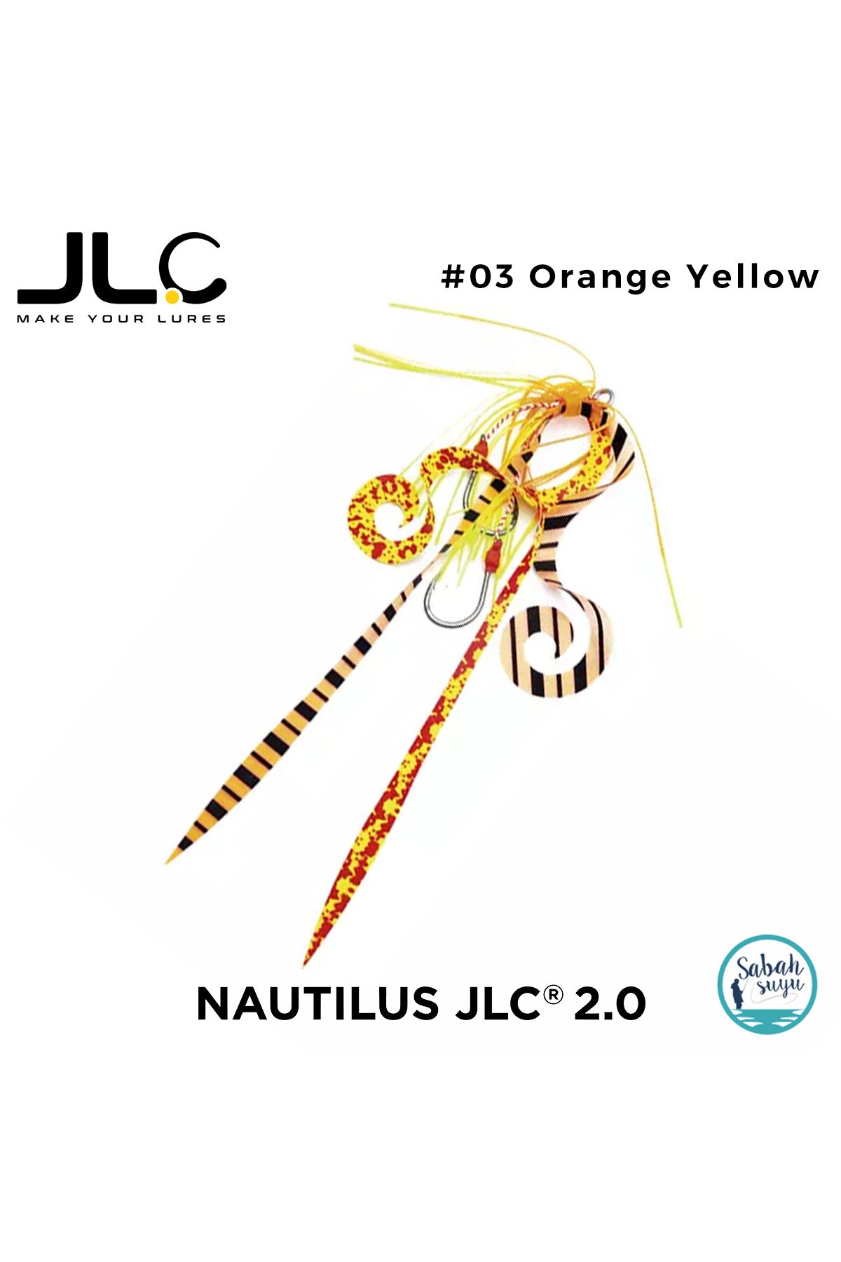 JLC Nautilus 2.0 Tai Rubber İğneli Etek (#9 BKK) #03 Orange Yellow