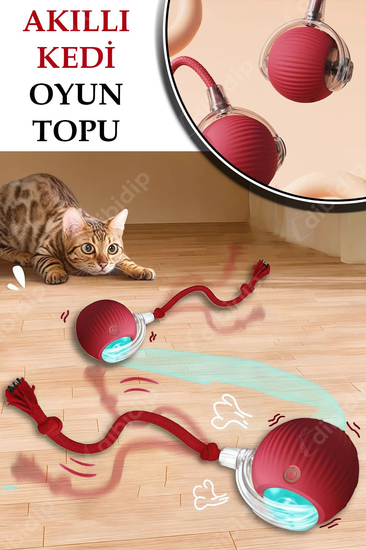 CMT 🐾AKILLI KEDİ TOPU