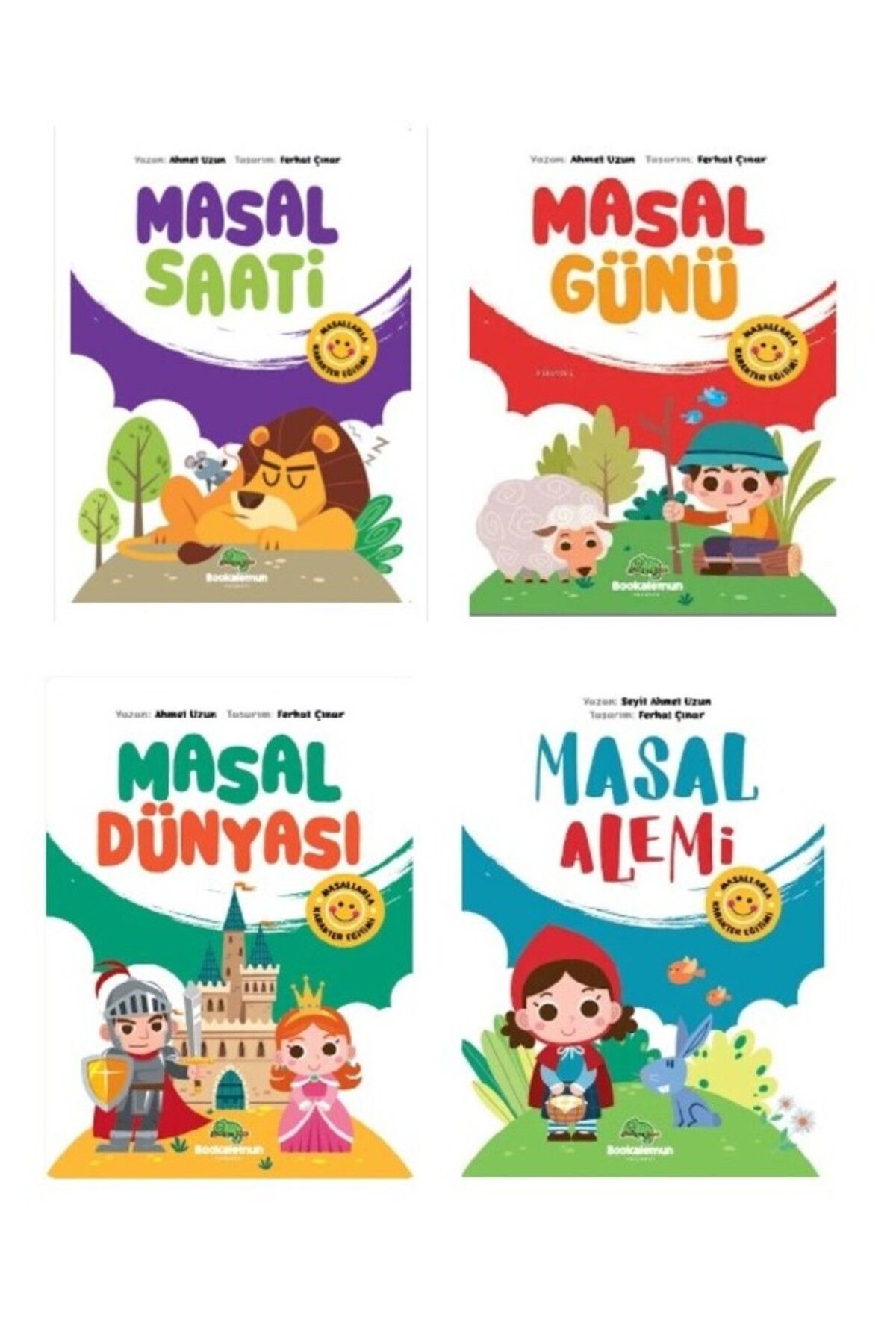 bookalemun yayınevi Masal Kitabı Seti 4 Kitap - Masal Saati - Masal Günü - Masal Dünyası - Masal Alemi