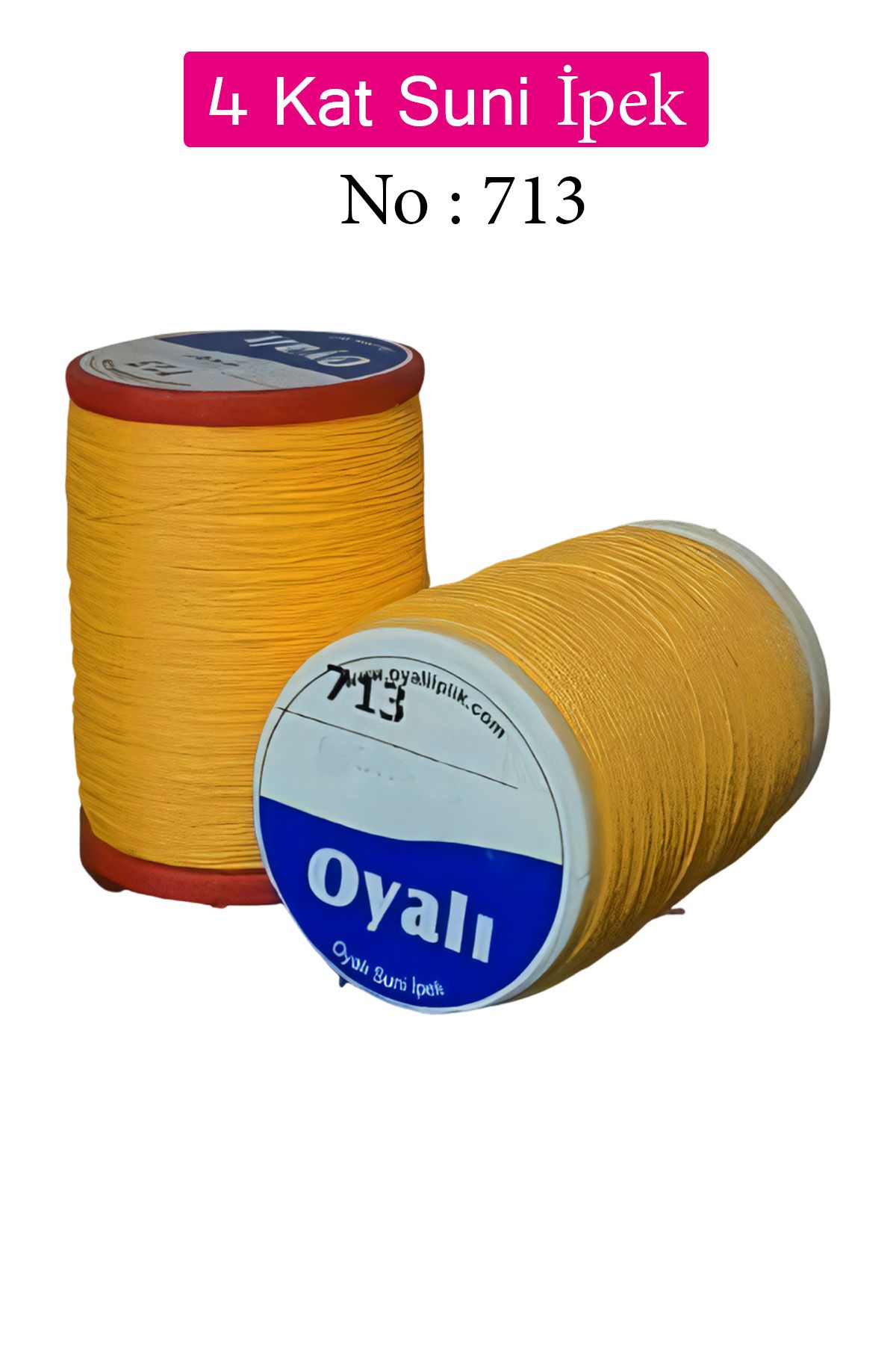 Royaleks Oyalı 4 Kat Suni İpek İplik İğne Oyası Boncuk İpi Tığ Oyası No:713