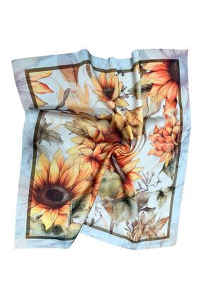 tarzınısec Ayçiçek Desenli Fular Estascarf
