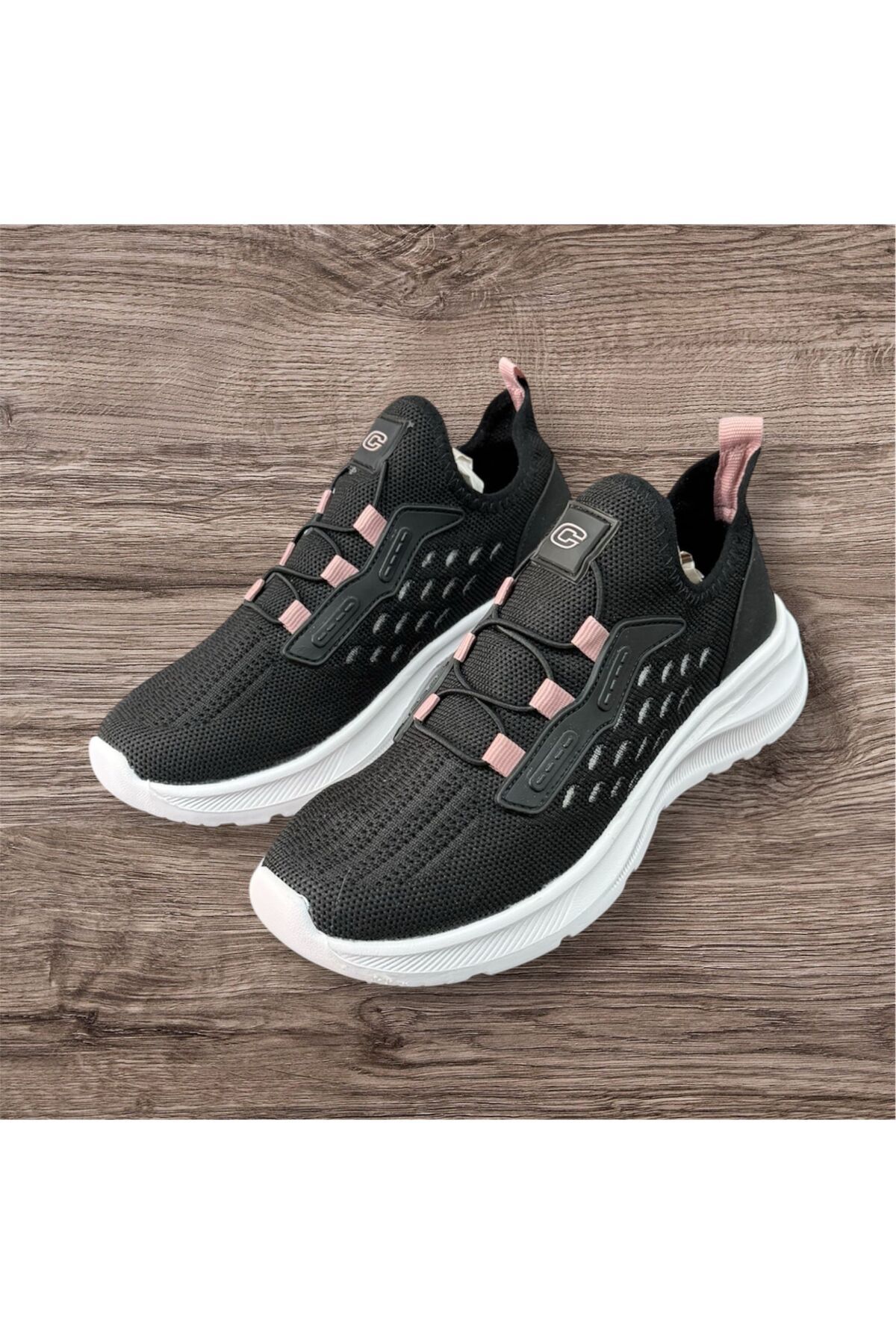 Compax kadın bağcıksız hafif ortopedik taban yürüyüş günlük yazlık spor ayakkabı sneaker