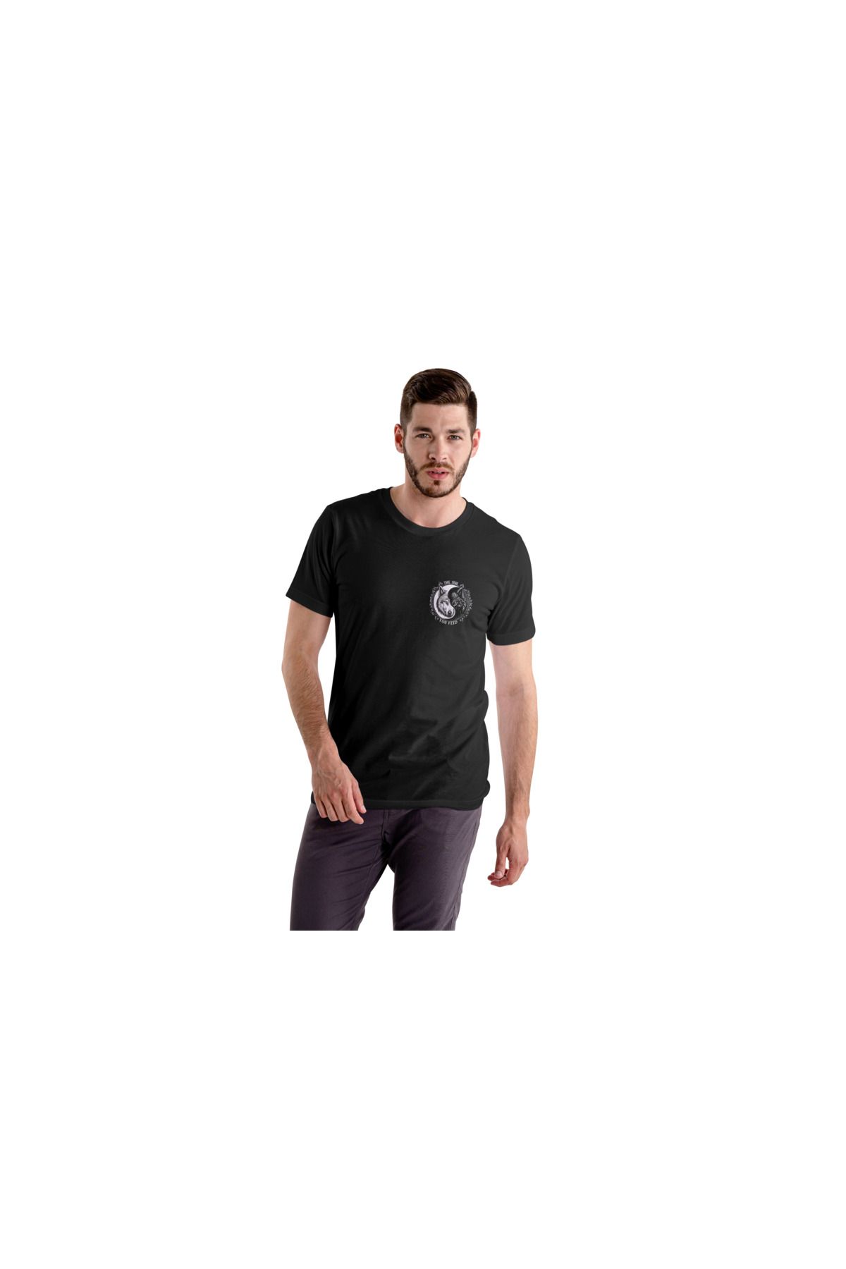 onas reklam Kurt baskılı oversize tişört