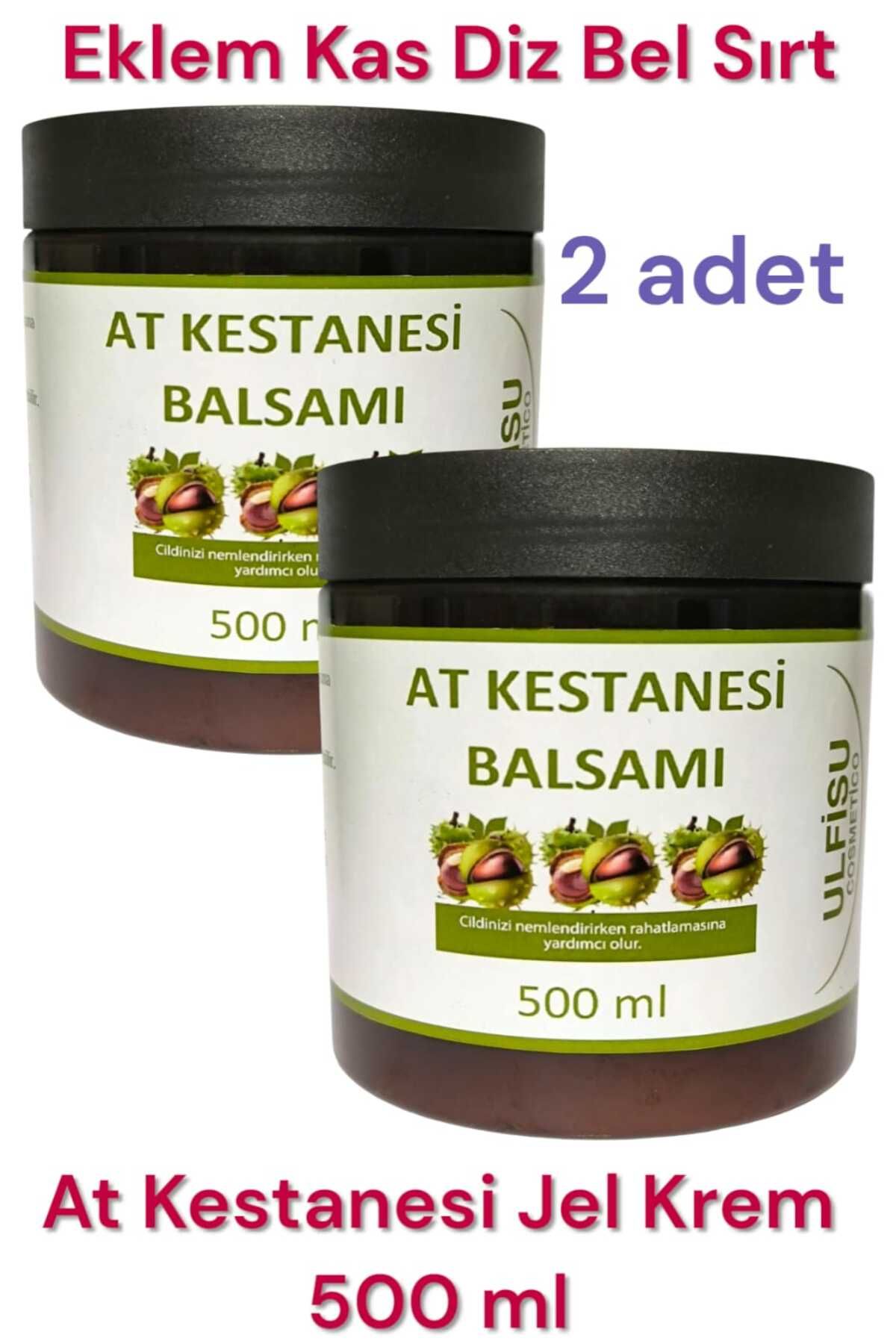 ULFİSU COSMETİCO At Kestanesi Kremi Jeli 500 ml 2 ADET / AT KESTANESİ BALSAMI BÜYÜK BOY 500 ML
