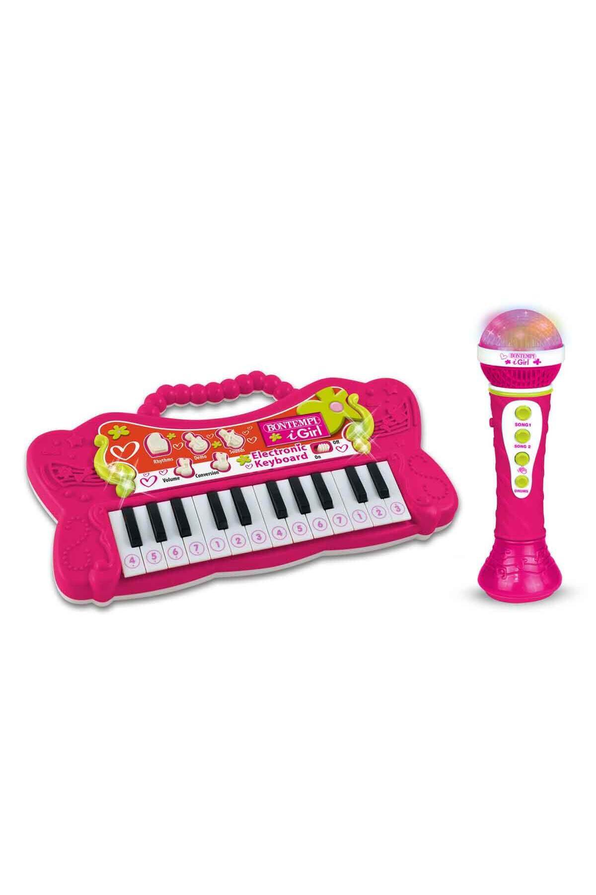 Bontempi Işıklı Mini Elektronik Org Mikrofonlu Karaoke Seti