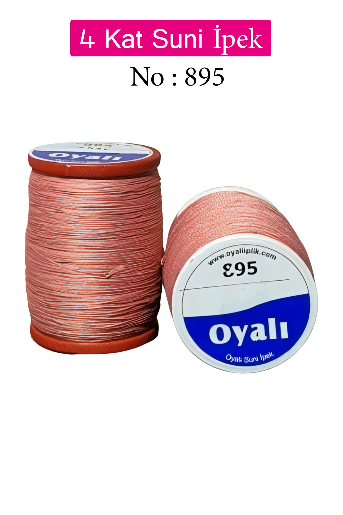 Royaleks Oyalı 4 Kat Suni İpek İplik İğne Oyası Boncuk İpi Tığ Oyası No:895