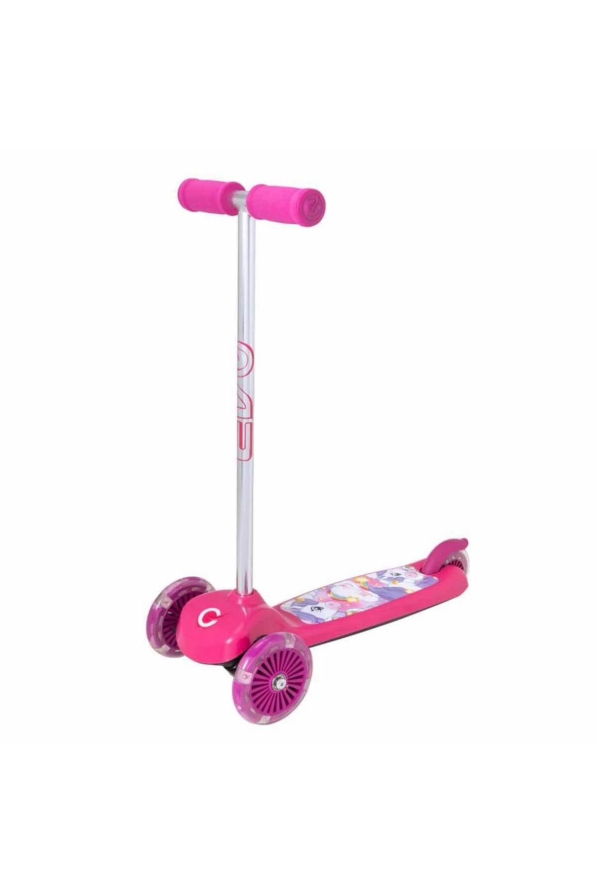 Skygo Evo 3 Tekerlekli Unicorn Işıklı Scooter