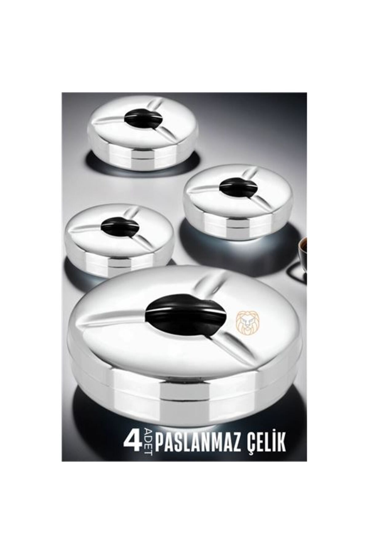 Skygo 4 lü Set Çelik Küllük Vercher Design