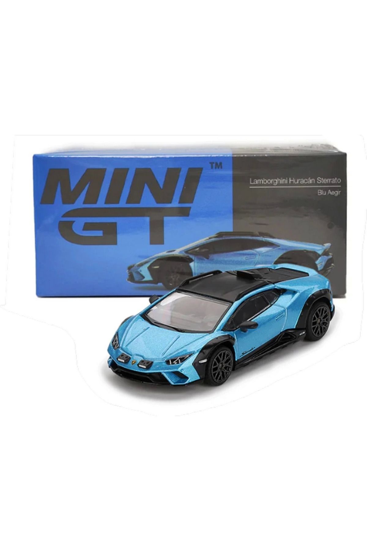 Skygo Mini GT 1/64 Lamborghini Huracán Sterrato Blu Aegir