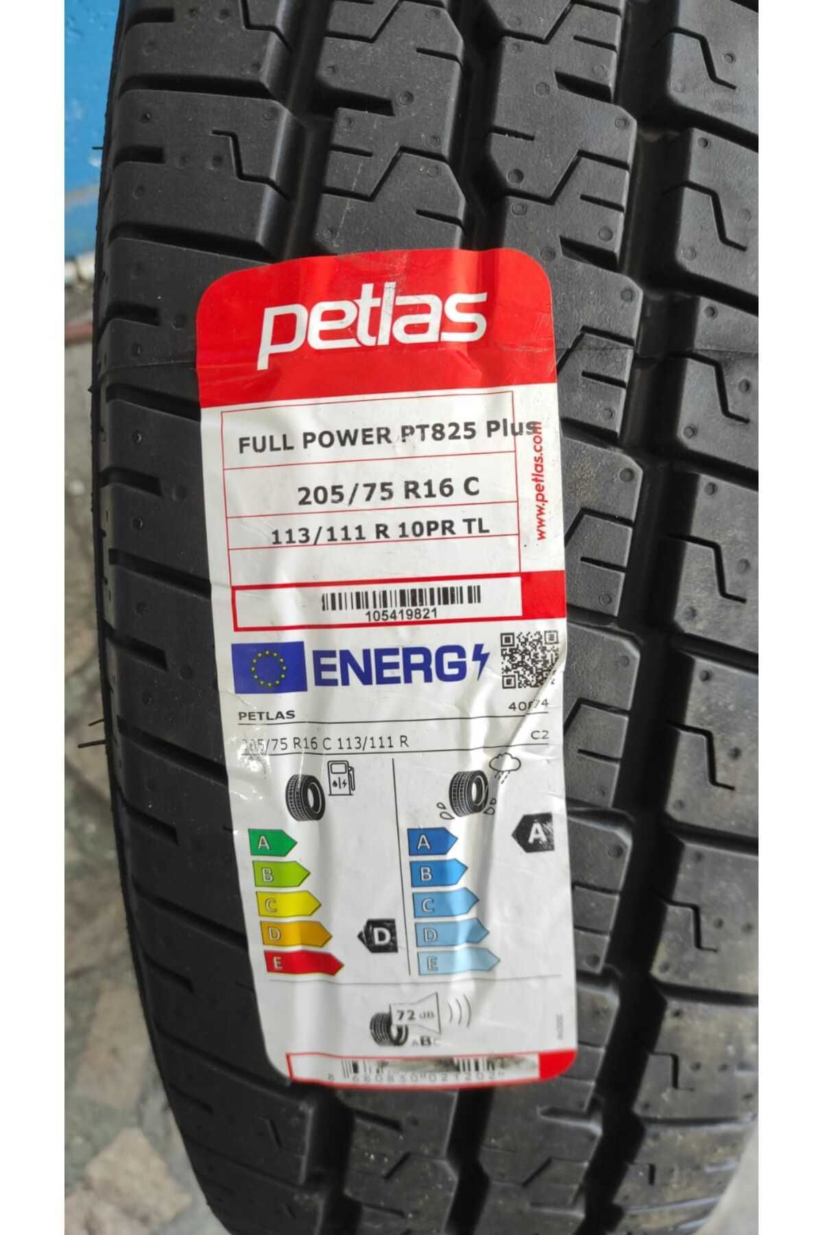 Petlas 205/75/16C (10PR,111R,2025) FULL POWER PT825 PLUS