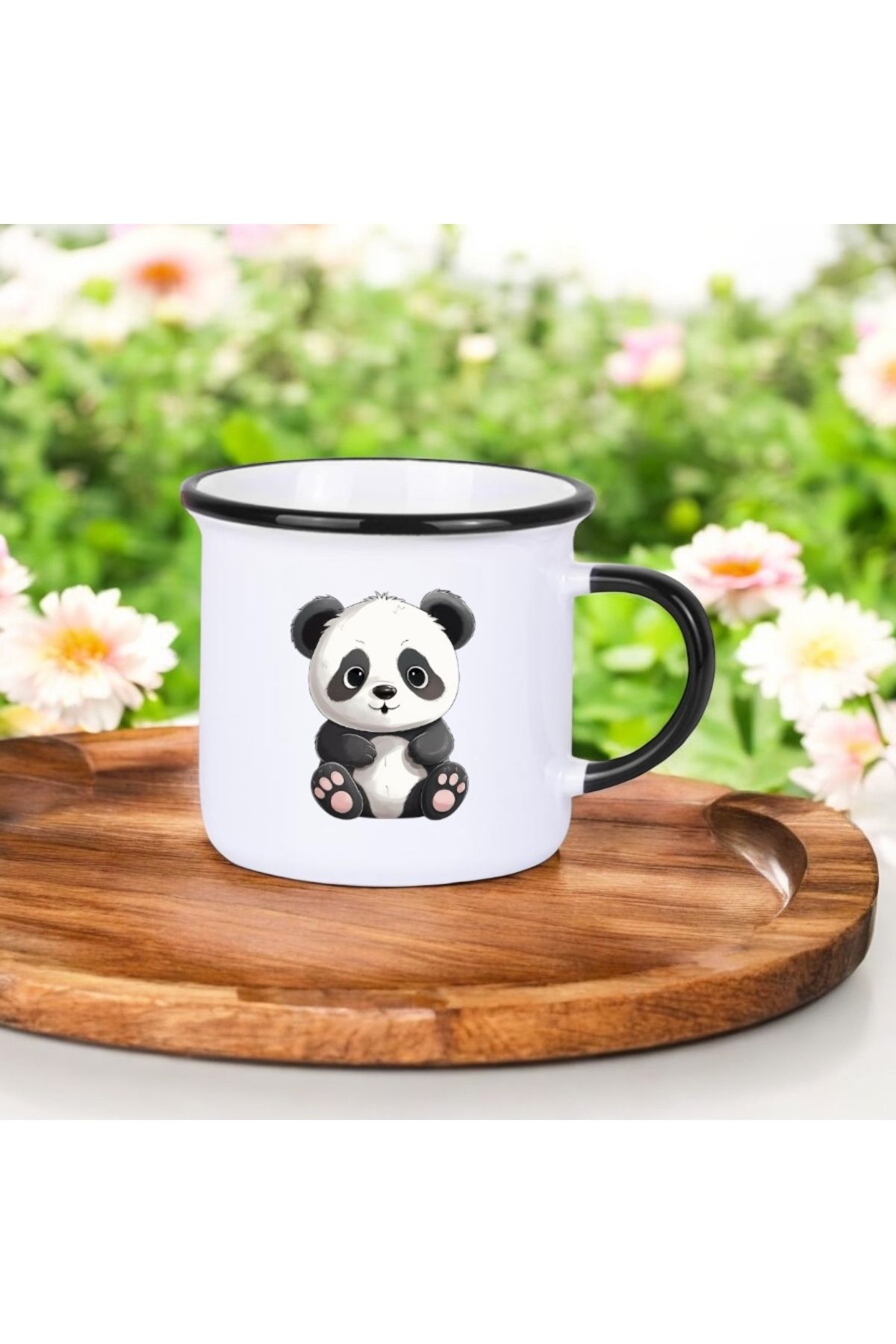 AURALE BASKI PANDA BASKILI KUPA BARDAK