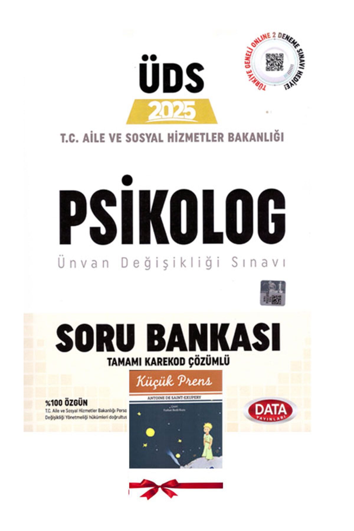 Data Yayınları 2025 ÜDS Aile Sosyal Hizmetler Bakanlığı PSİKOLOG Ünvan Değişikliği Sınavı Soru Kitabı