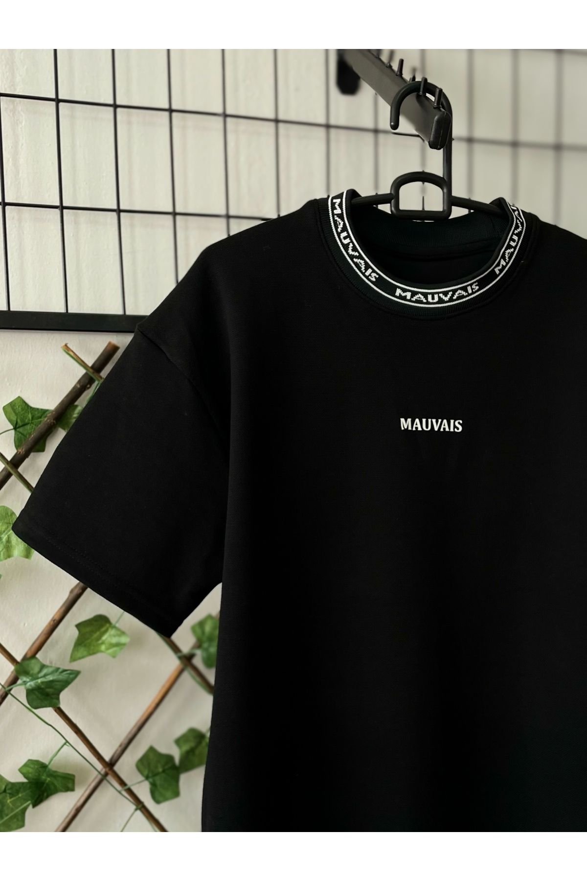 Nirvana Fashion Oversize Siyah Erkek Kısa Kollu T-shirt