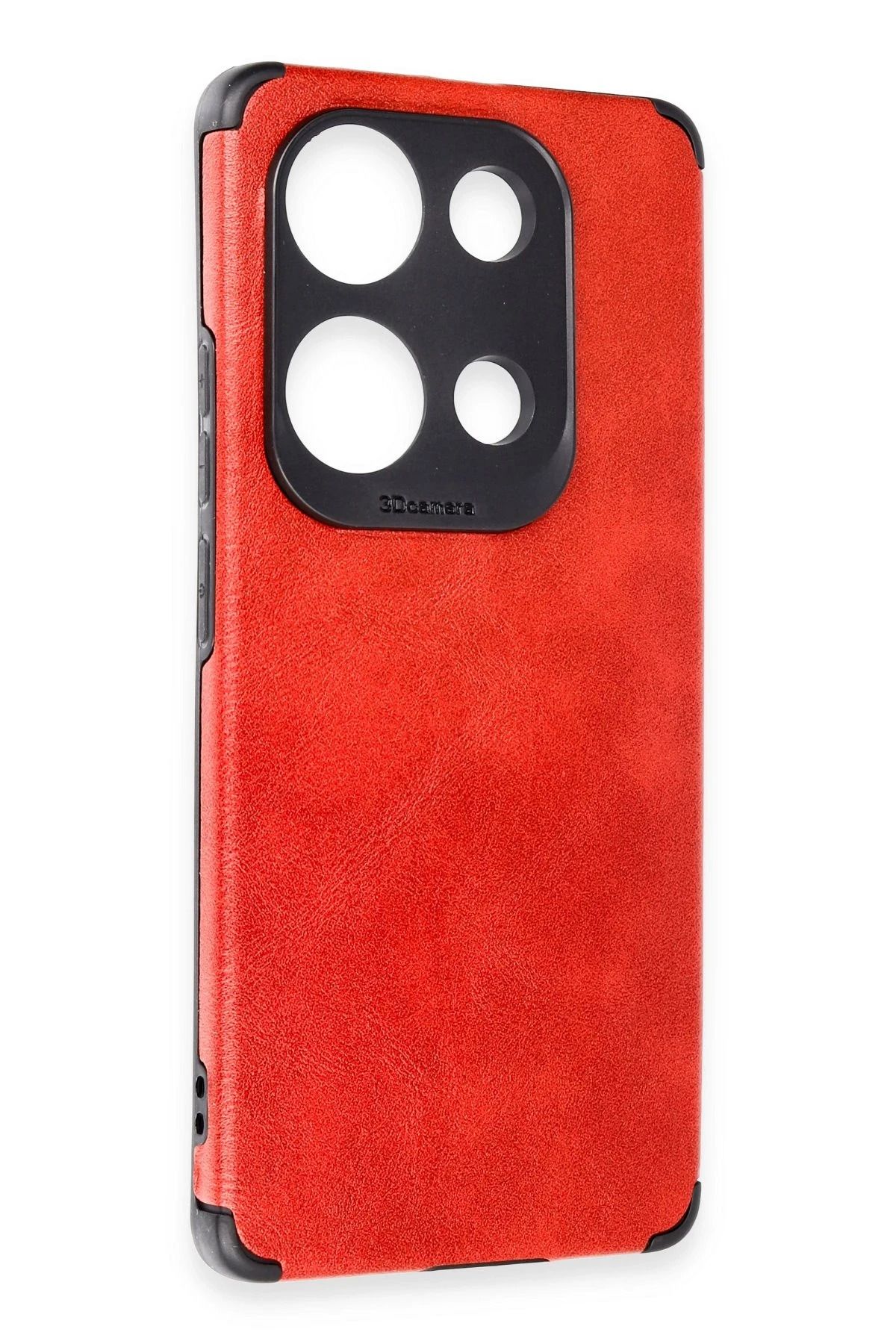NewFace Xiaomi Redmi Note 13 Pro 4G Kılıf Loop Deri Silikon - Kırmızı ZRNET