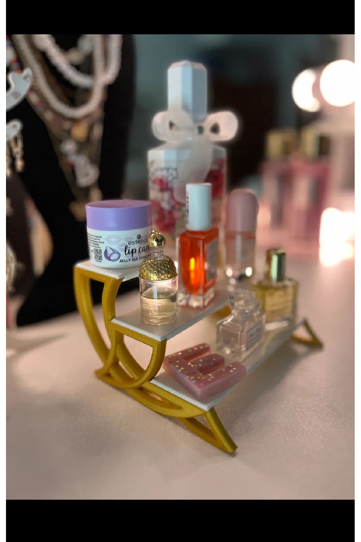 Wuun Store Parfüm Standı/Parfüm Düzenleyici Organizer Masa Üstü Düzenleyici