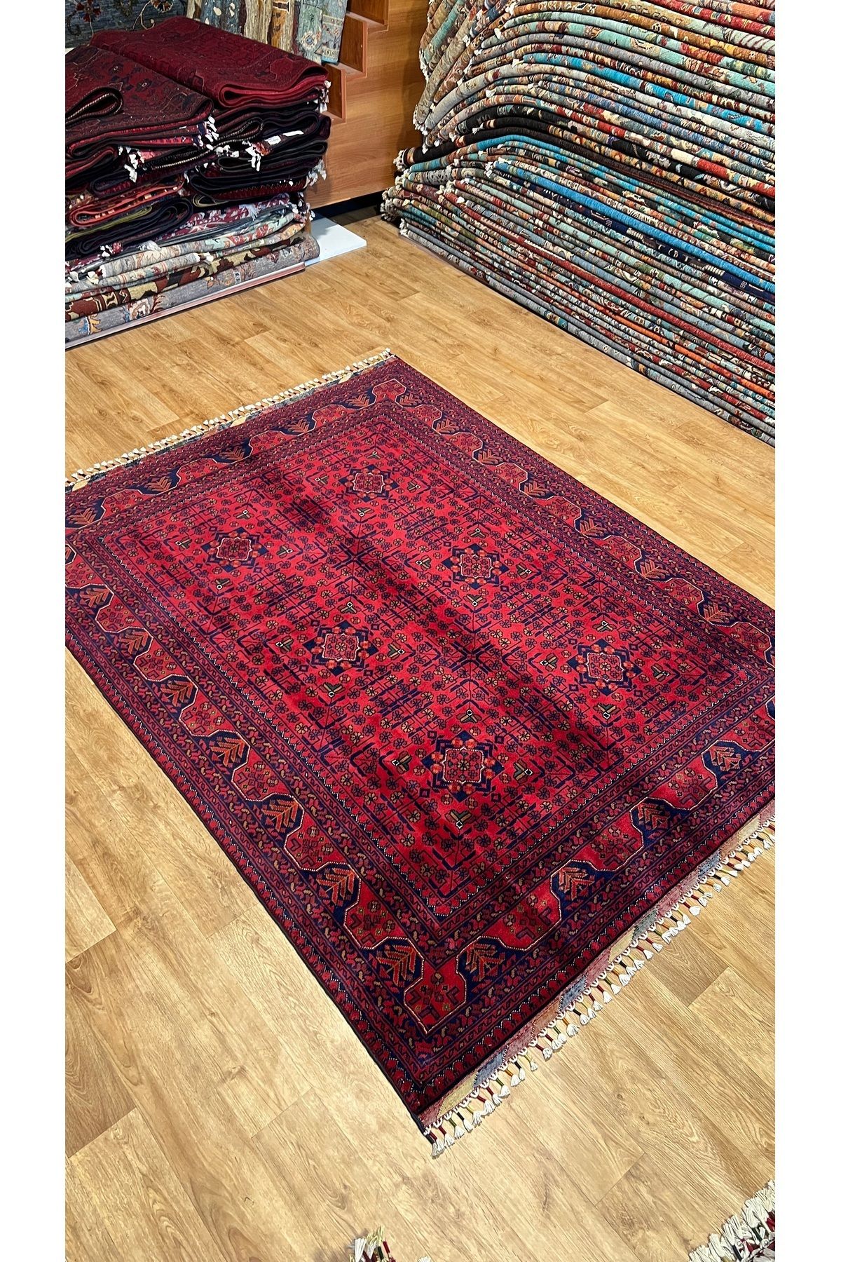 Turkmen Rug El dokuma Afgan halısı
