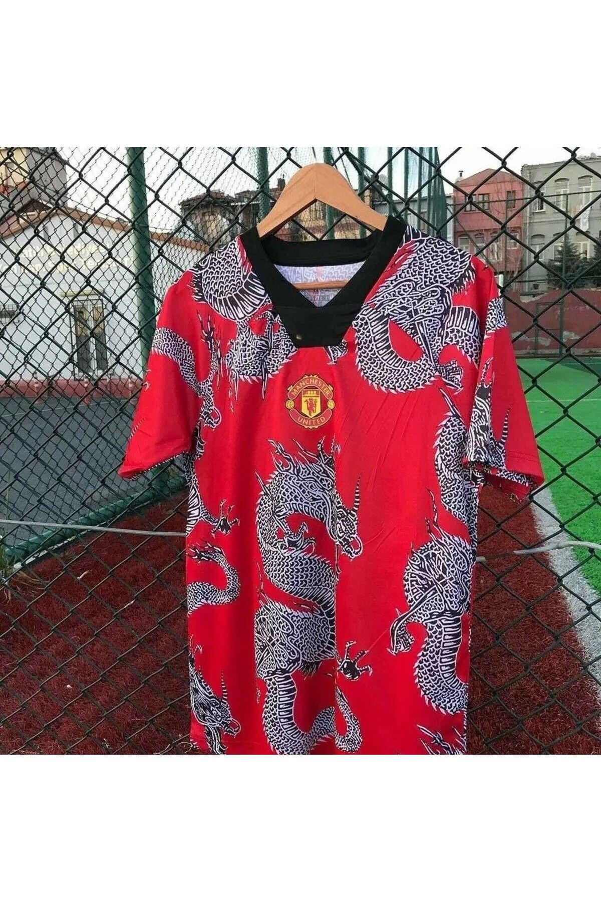 DAYIBALI DÜKKAN DAYIBALI MUN 2023-24 Sezon Çin Yılı Özel Dragon Tasarımlı Marcus Rashford Forması