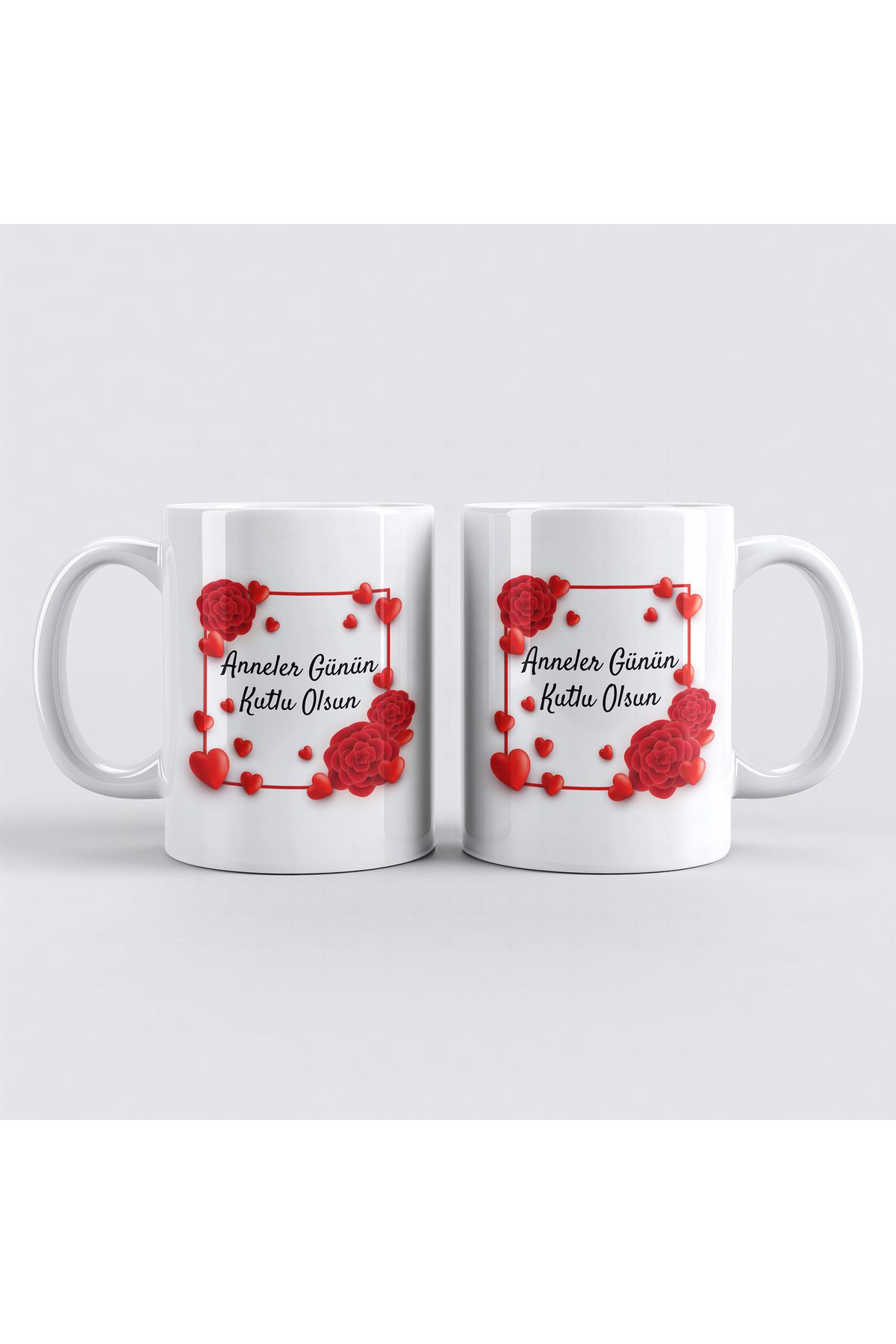 By Gift Anneler Günü İçin Kişiye Özel Porselen Kupa Bardak - BY-KP-0000254