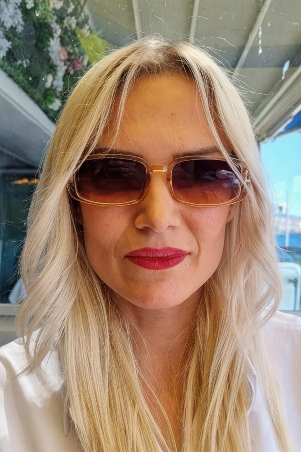 Mood Agenda Kadın Gwen Vintage Dikdörtgen Model Güneş Gözlüğü