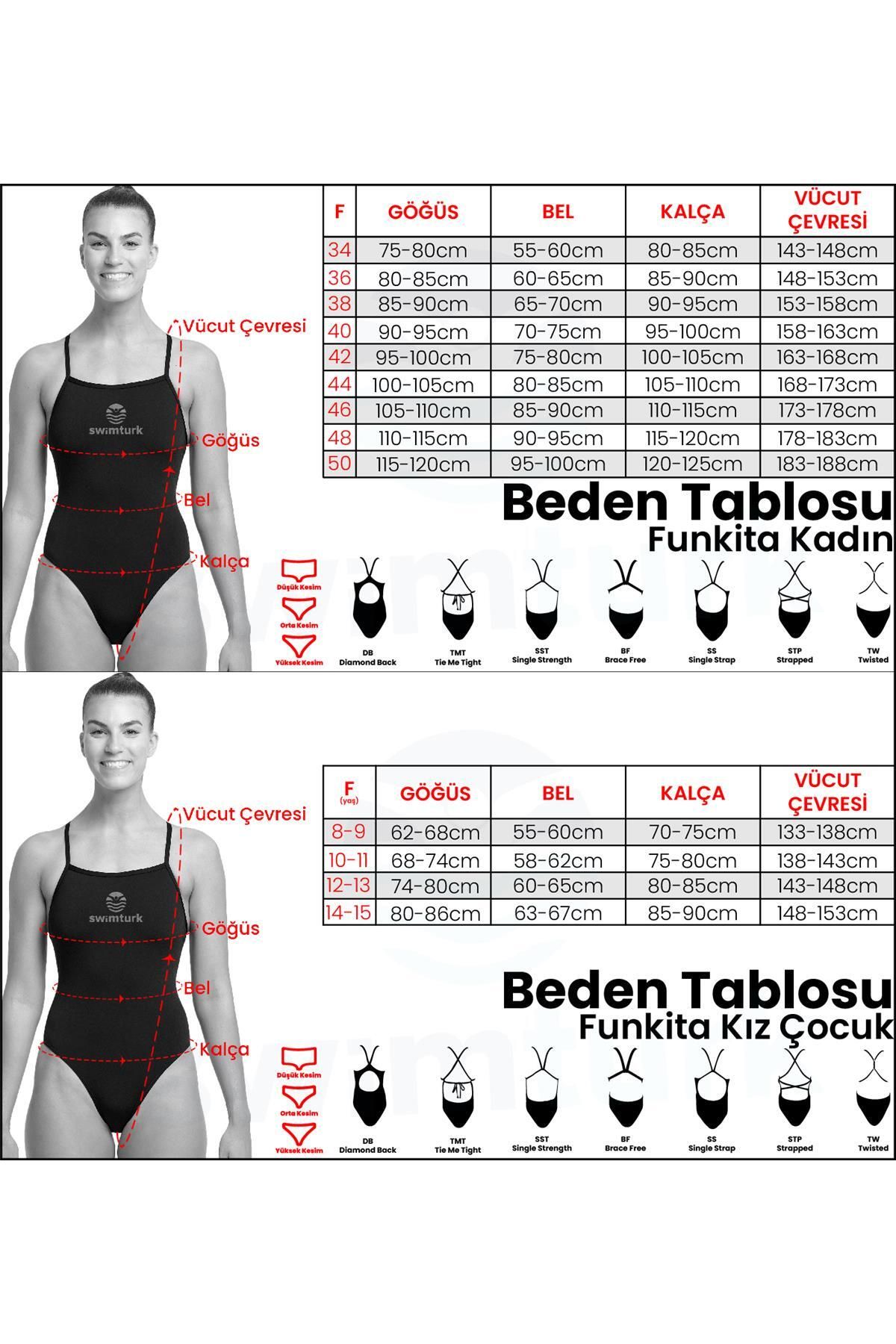FUNKİTA-Funkita Db Static Stack Girls' Swim Trunks - Comfortable and Durable 2