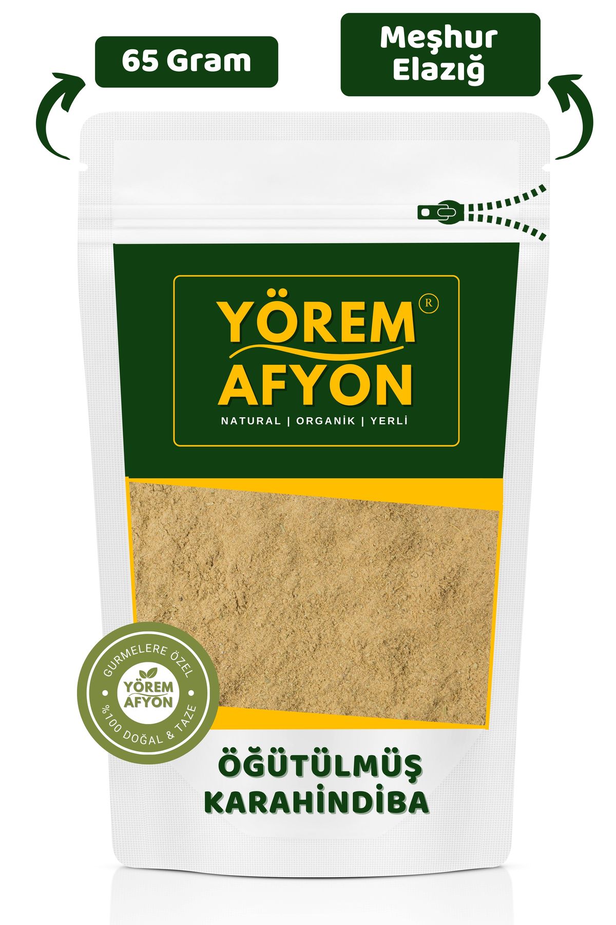 Gülçehre İzmir Karaburun Yöresinden Taze Çekim Öğütülmüş Enginar Kabuğu Tozu {Cynara Scolymus} | 65Gr.